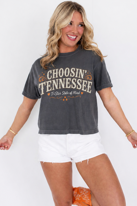 Choosin’ Tennessee Cropped Tee