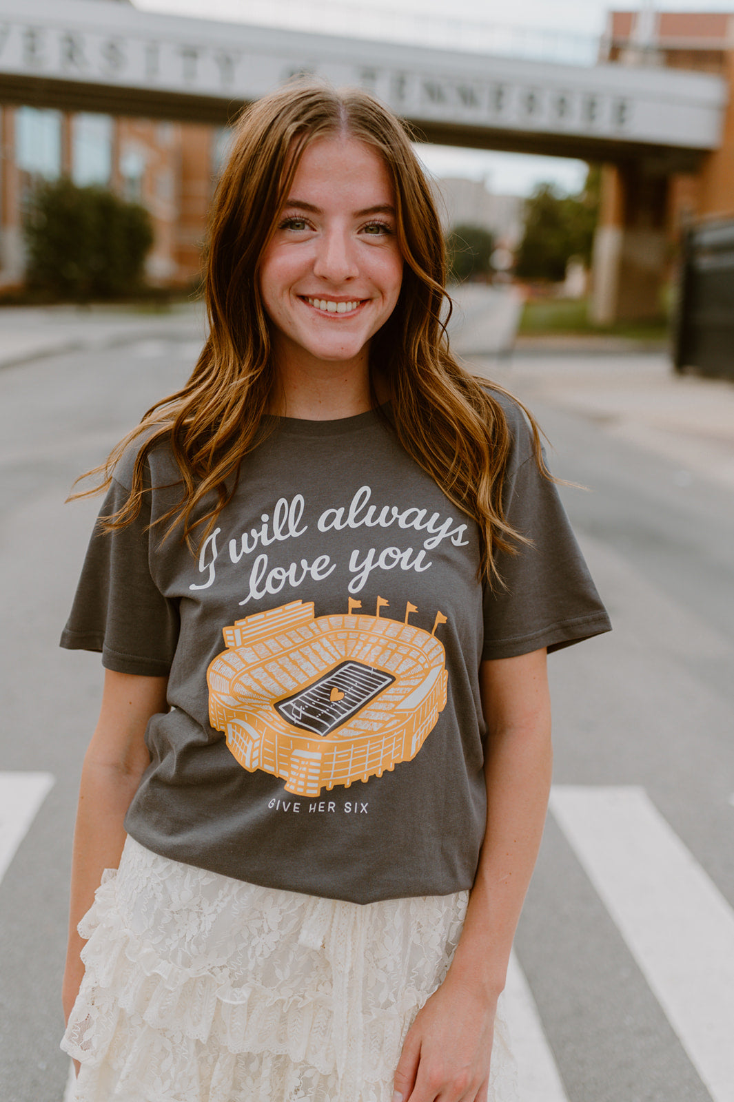 Always Love You SS Tee | Grey
