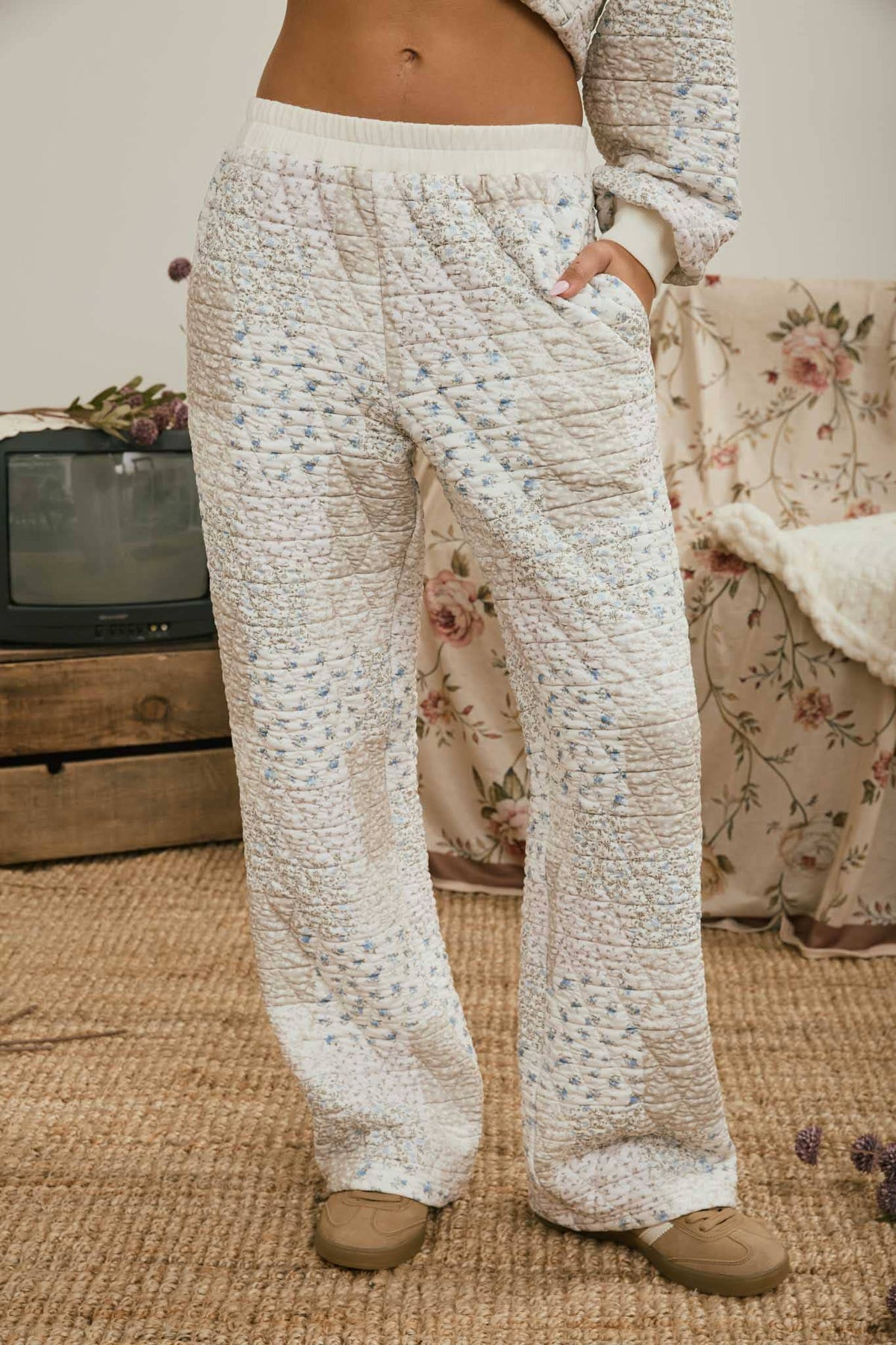 Heirloom Garden Quilted Pants