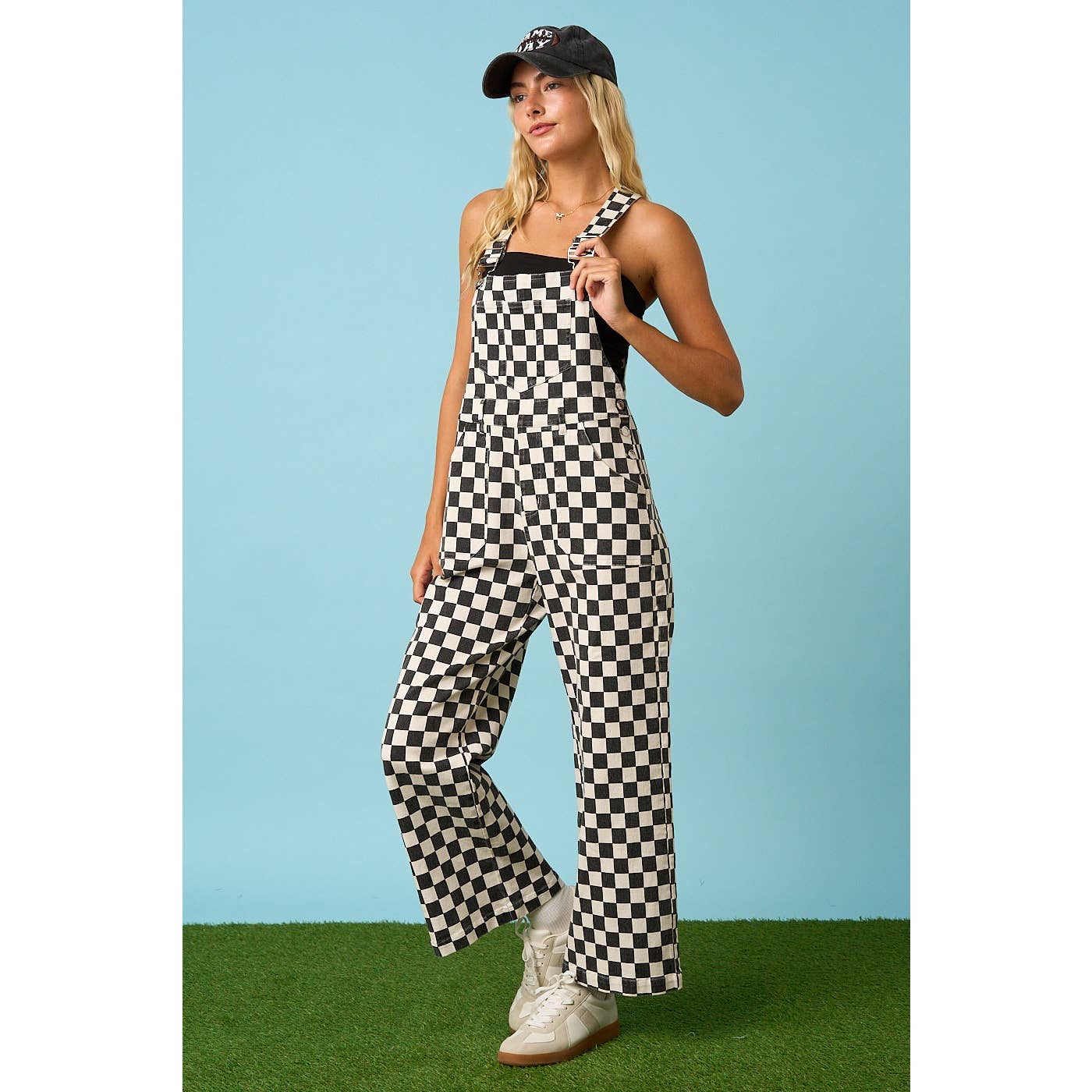 The Checkerboard Edit Overalls
