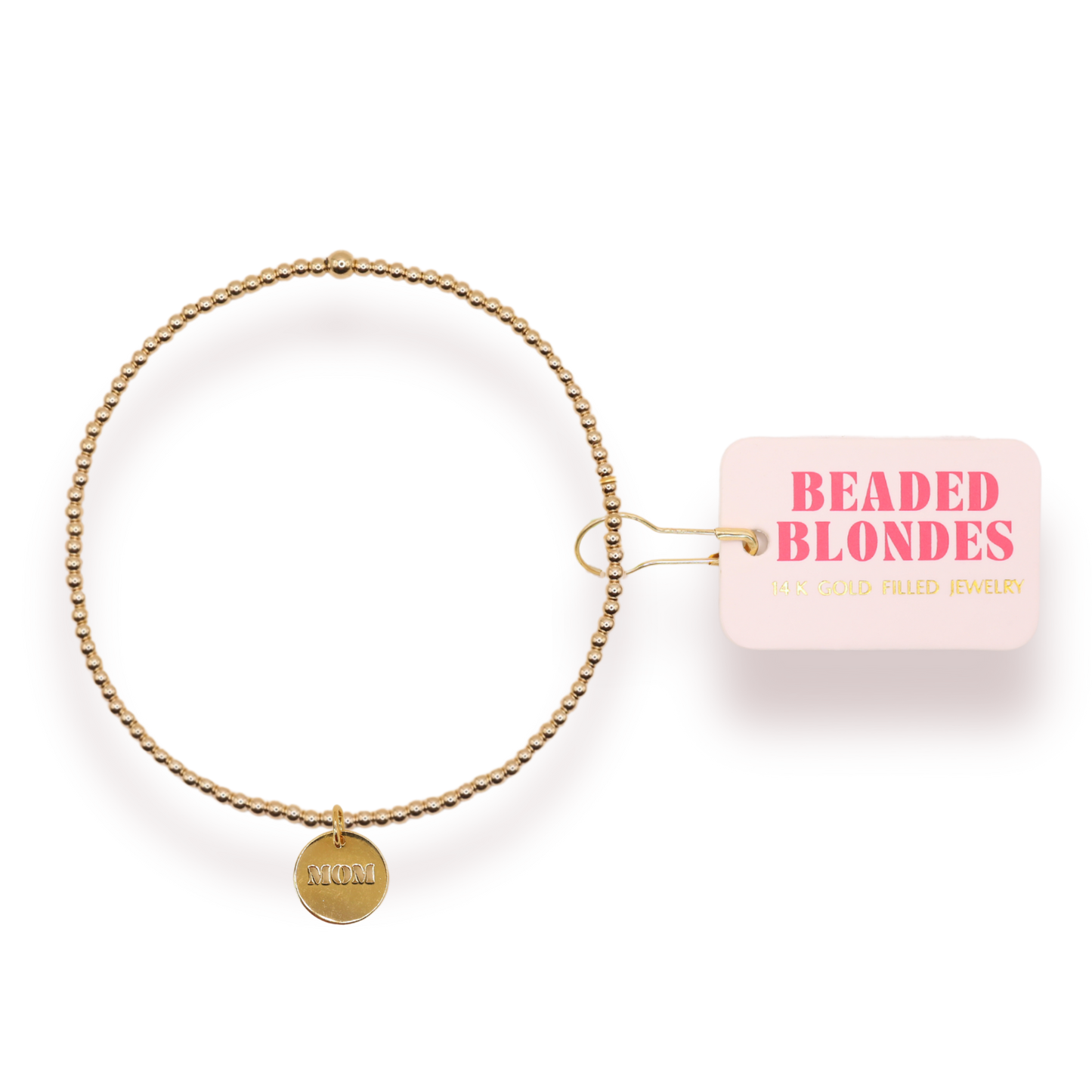 Mom Charm Bracelet | Gold