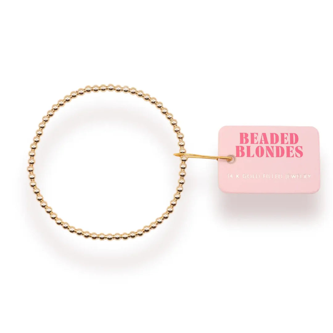 The 3mm Classic Gold Stack Bracelet