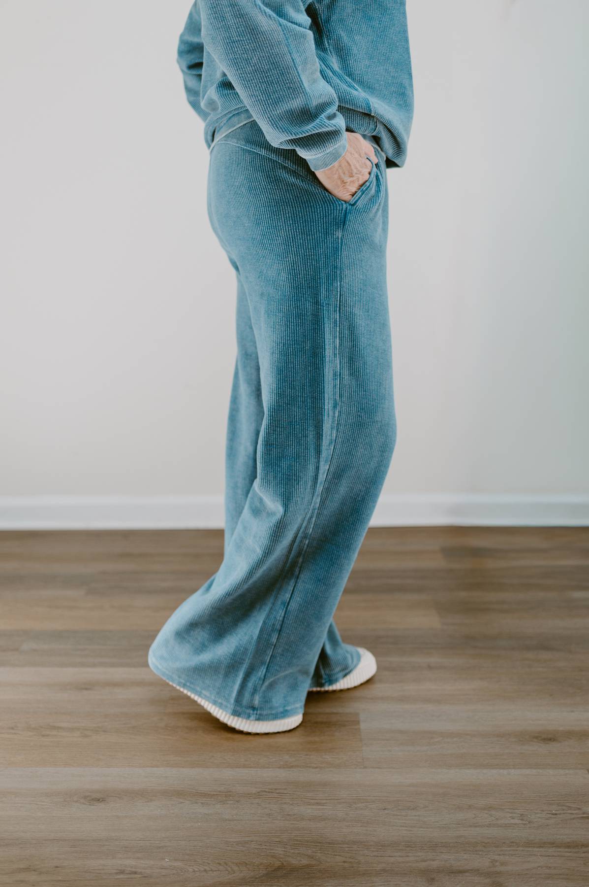 The Essential Luxe Corded Pants | Navy