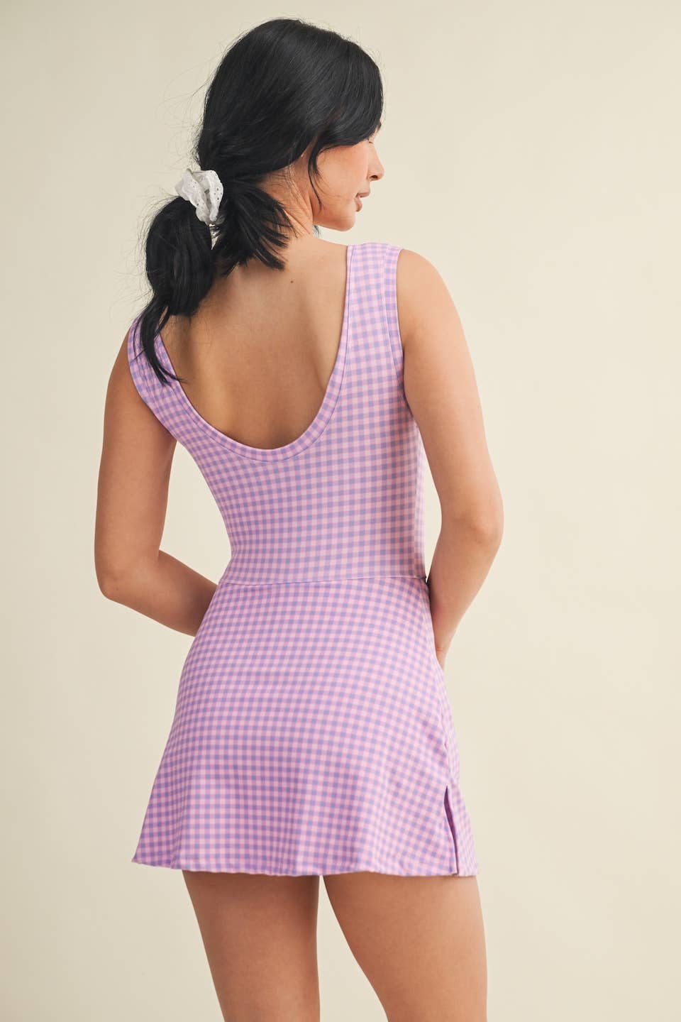 The Tailgate Social Skort Romper