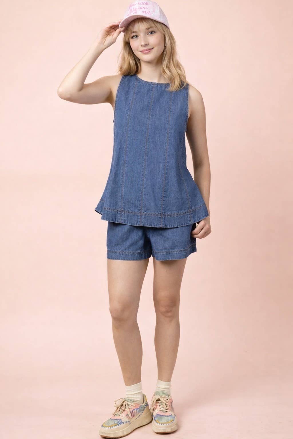 The Cassian Chambray Set | Dark Wash