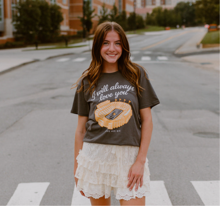 Always Love You SS Tee | Grey