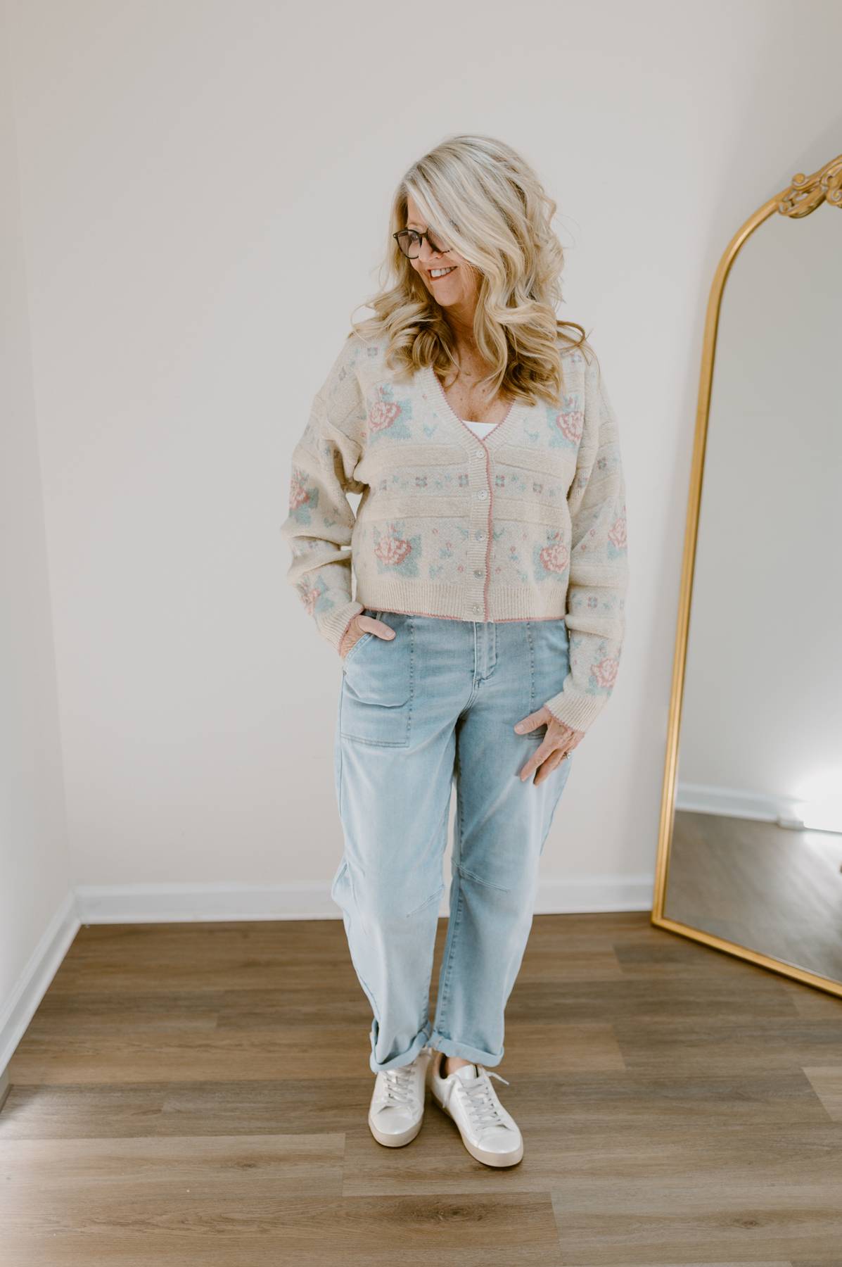 Risen Patch Pocket Barrel Jeans | Light Wash