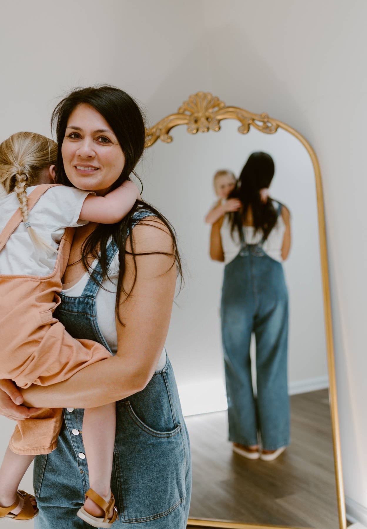 The Rosie Overalls - Kids | Washed Apricot