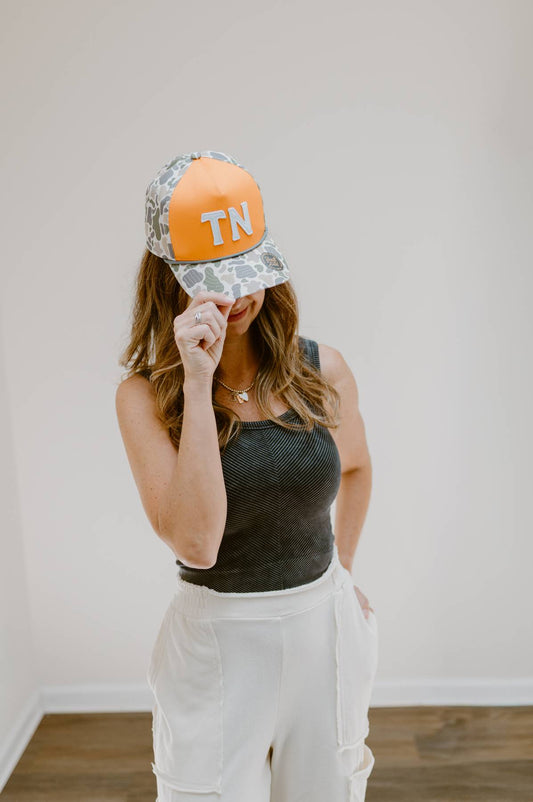 Tennessee "TN Hat" in KNOX™ Camo | Orange