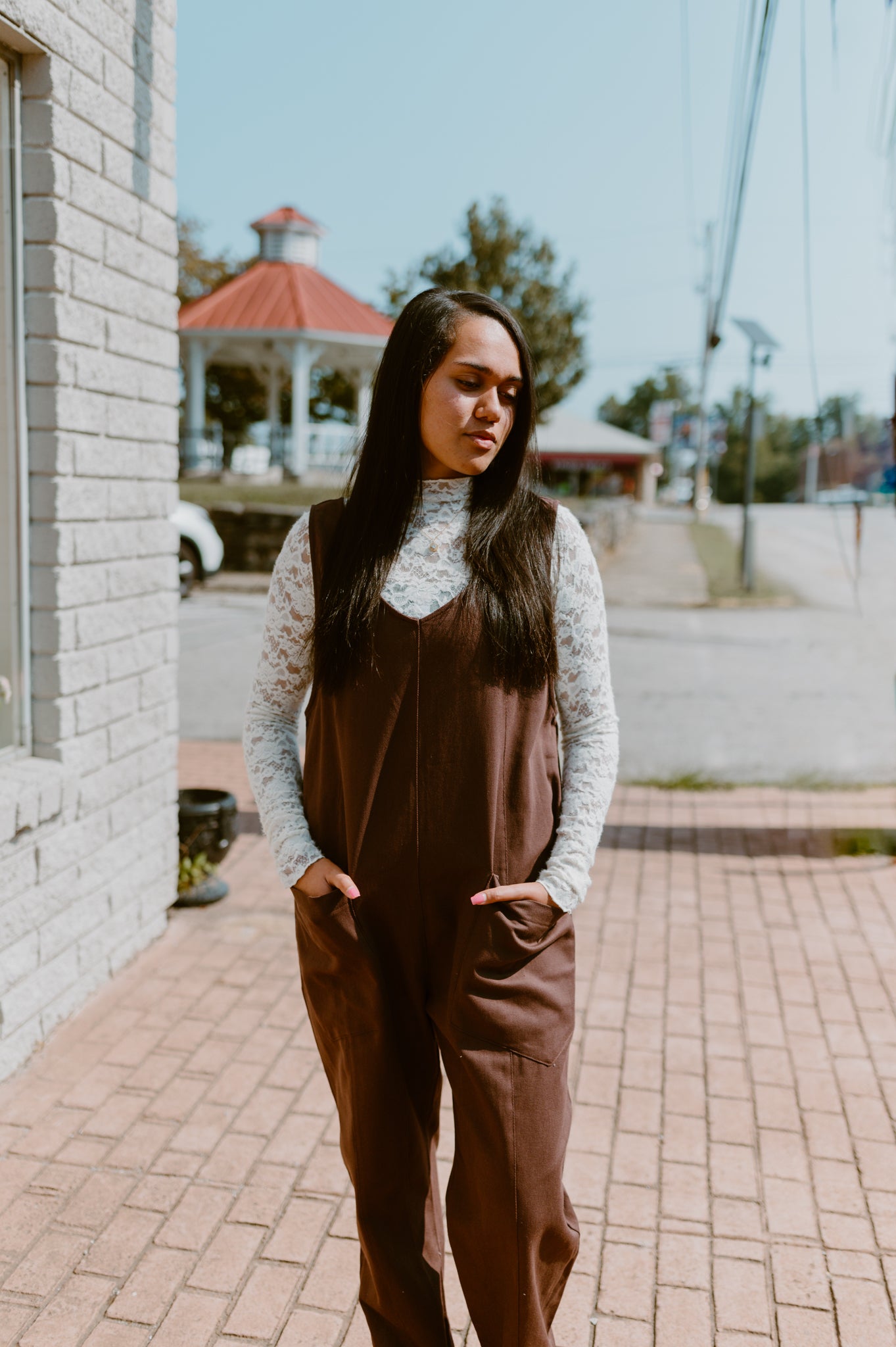 High Roller Jumpsuit-Burgundy