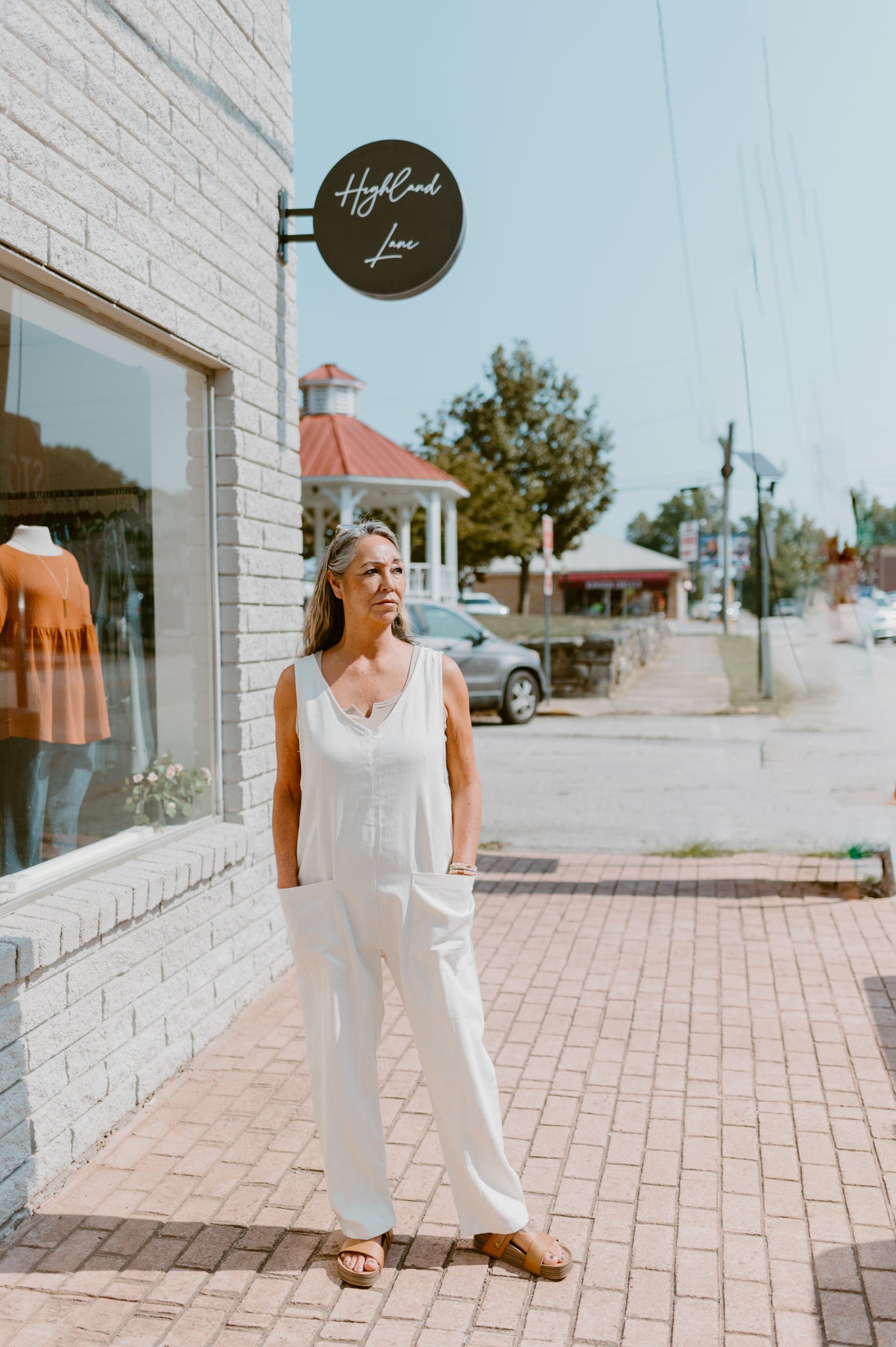 High Roller Jumpsuit-Cream