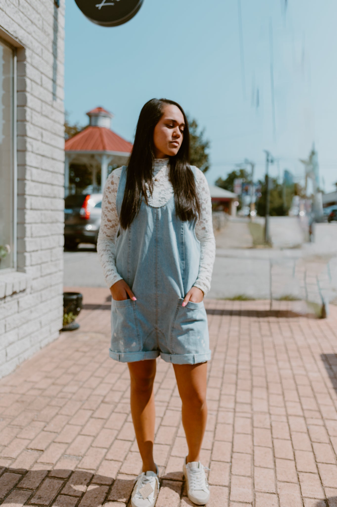 Magnolia Denim Shortail Romper