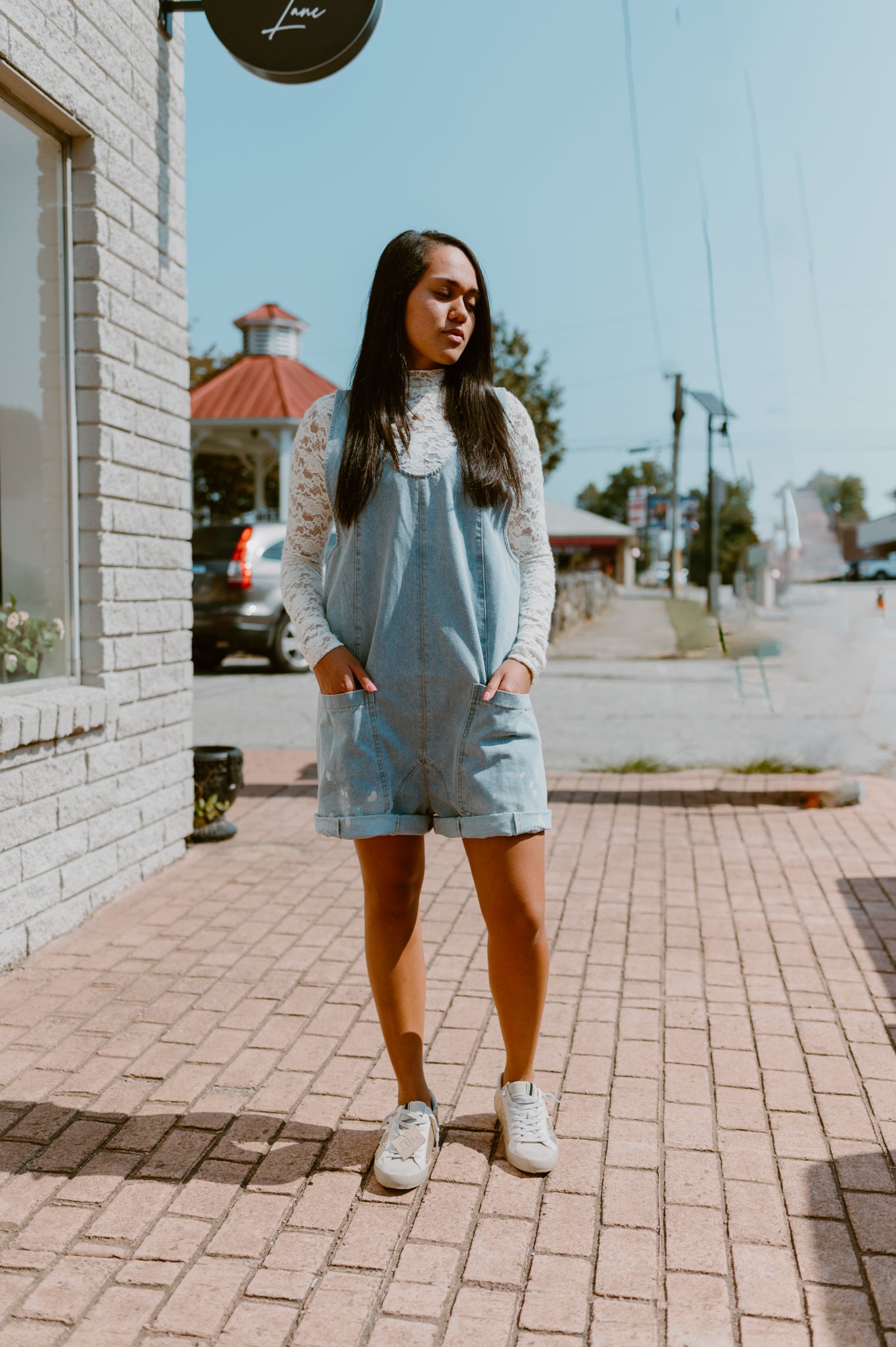 Magnolia Denim Shortail Romper