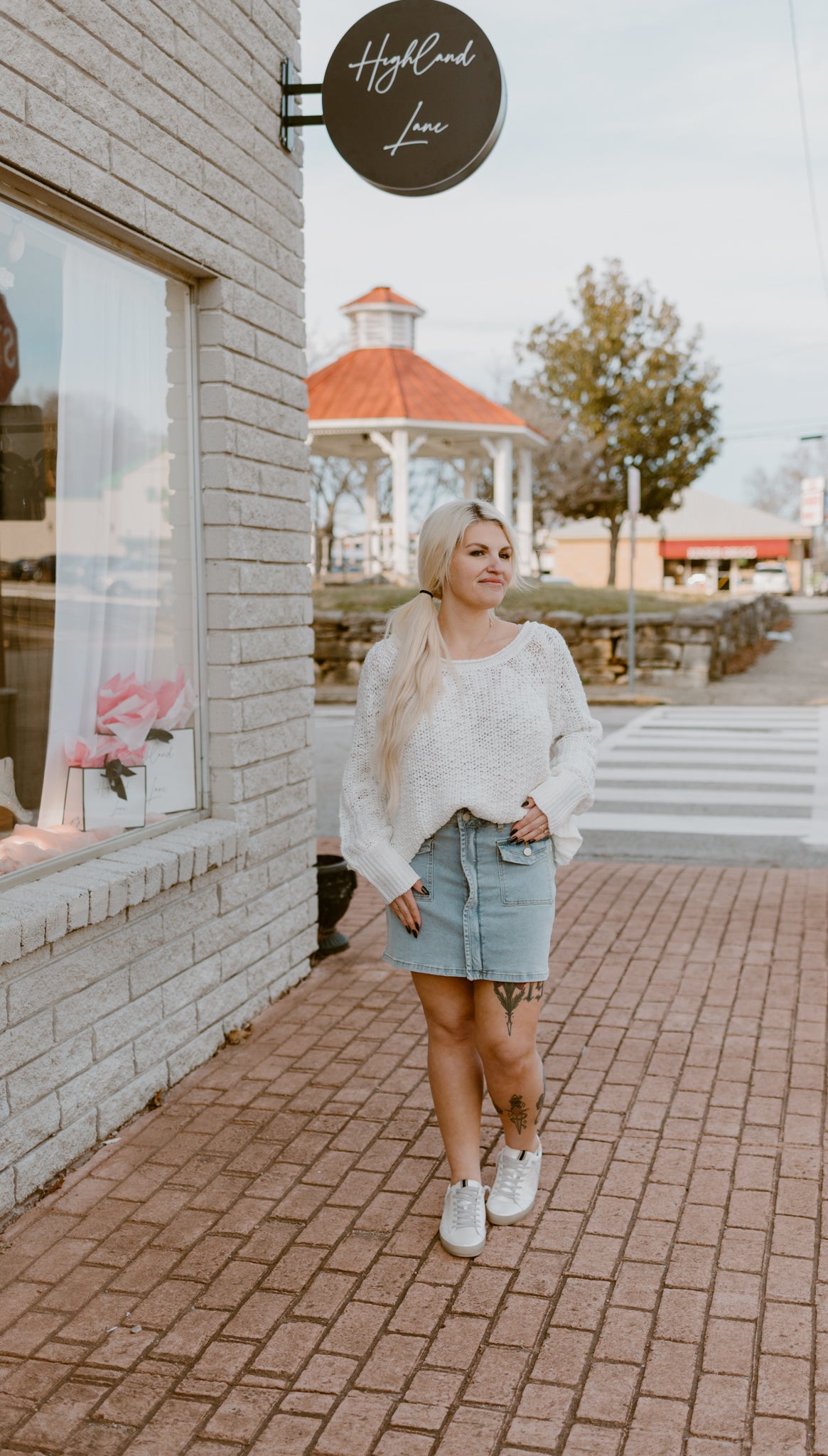 Adventure Denim Mini Skirt