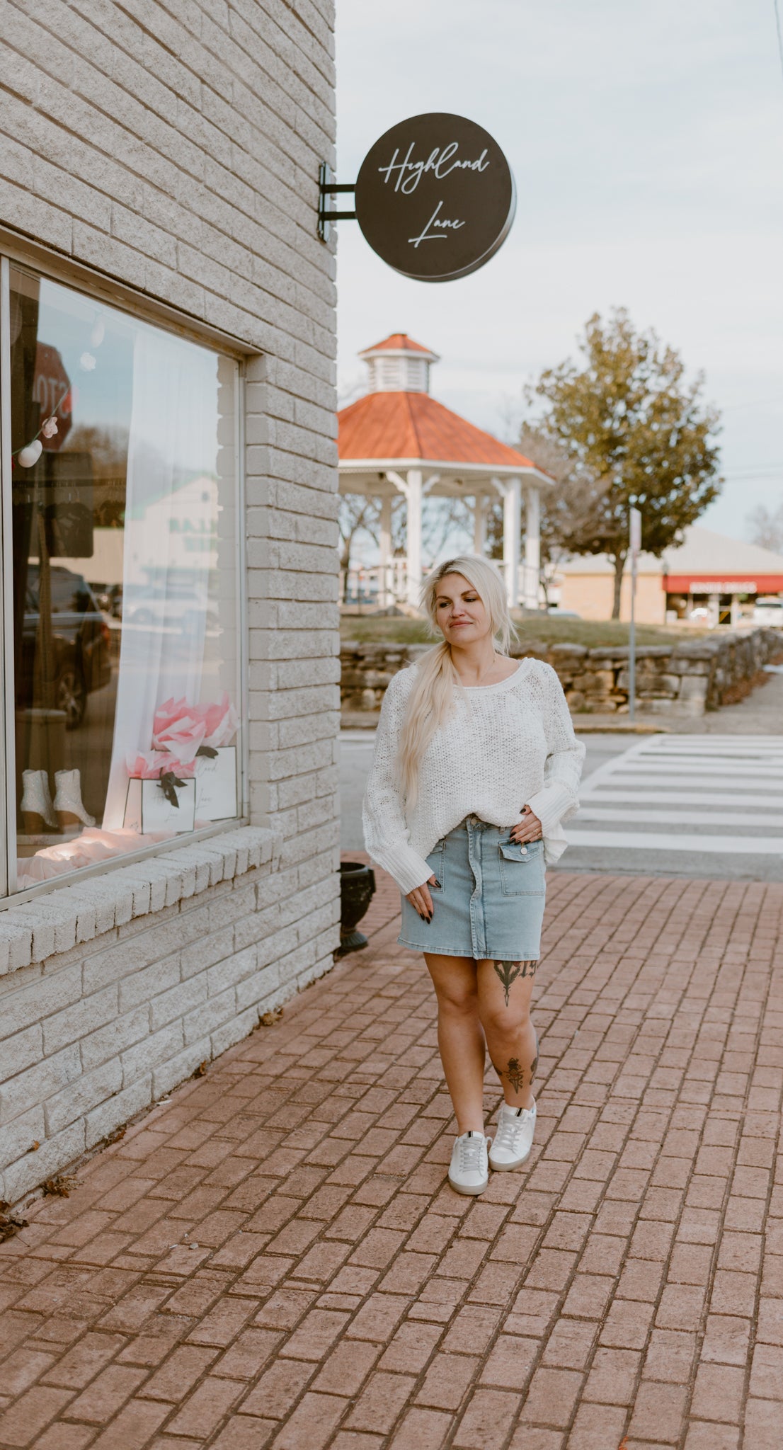 Adventure Denim Mini Skirt