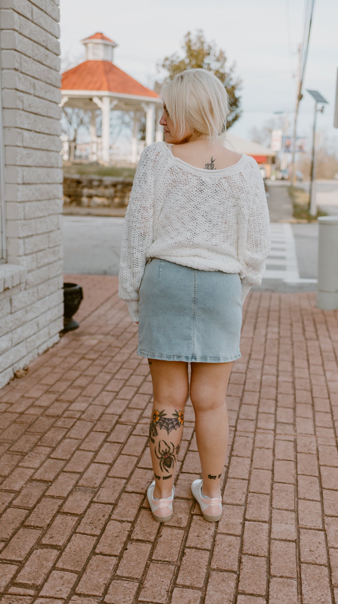 Adventure Denim Mini Skirt