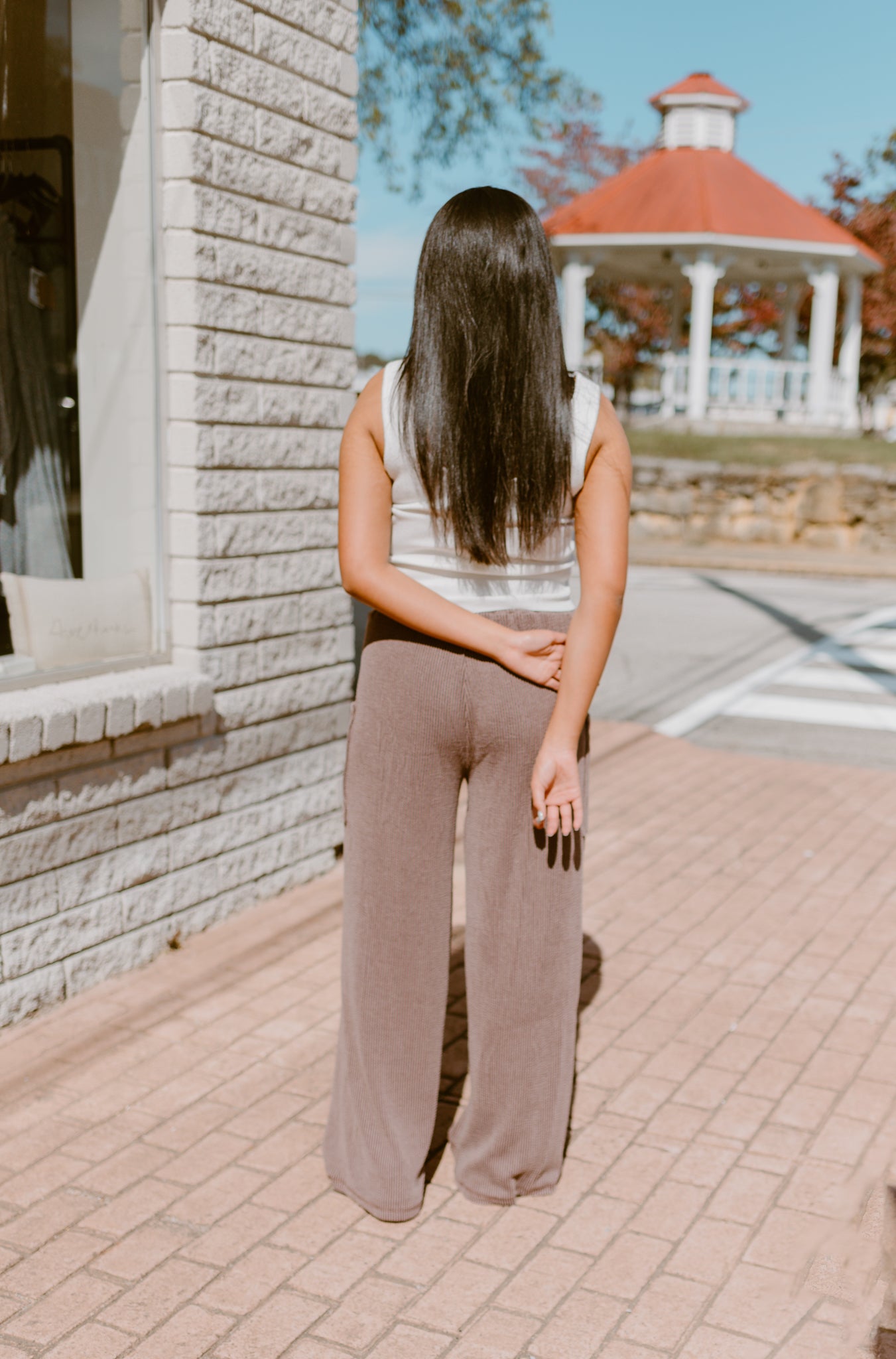 Textured Waffle Knit Cargo Lounge Pants| Peppercorn