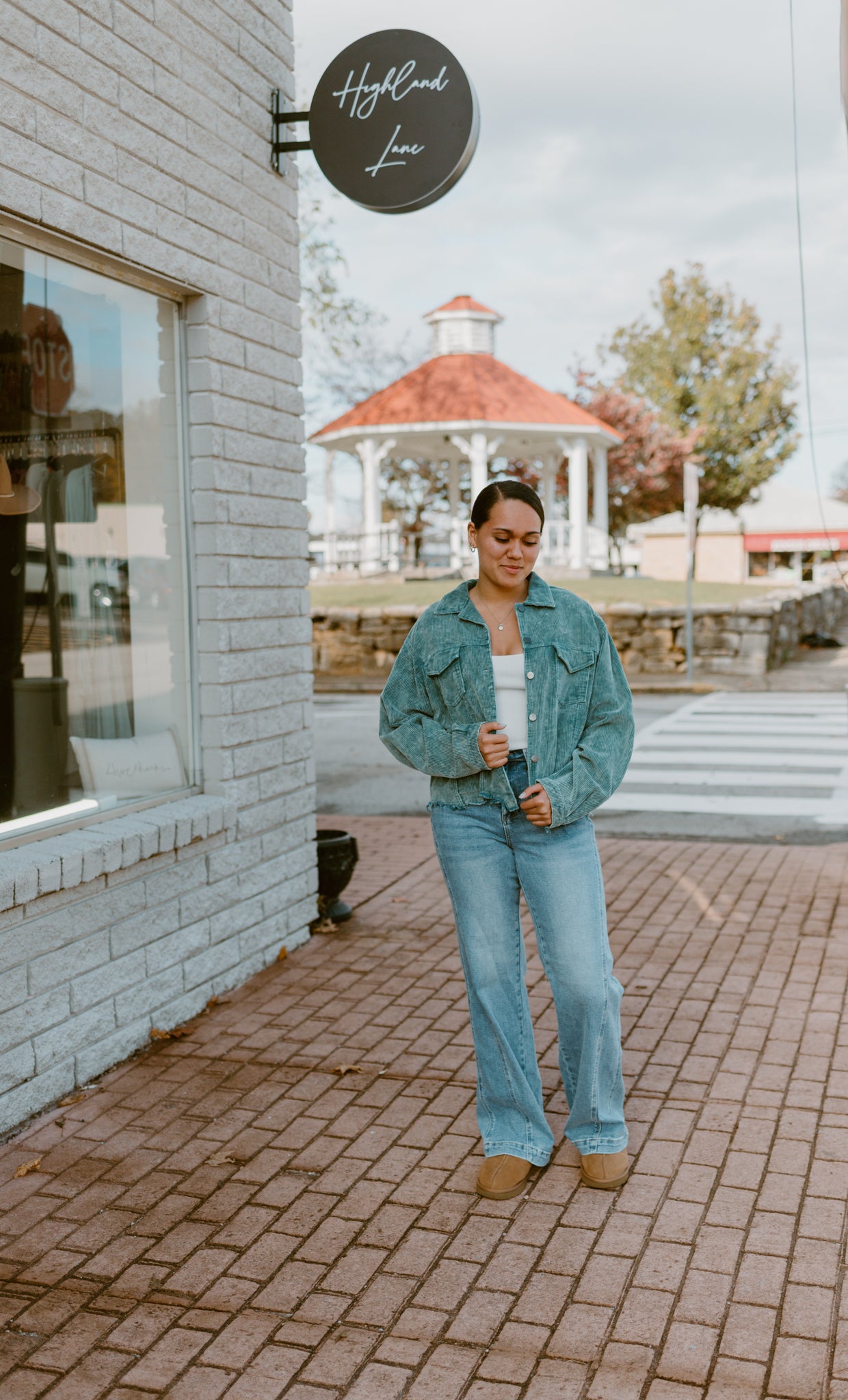 Raw Hem Button Down Corduroy Jacket with Pockets|Teal