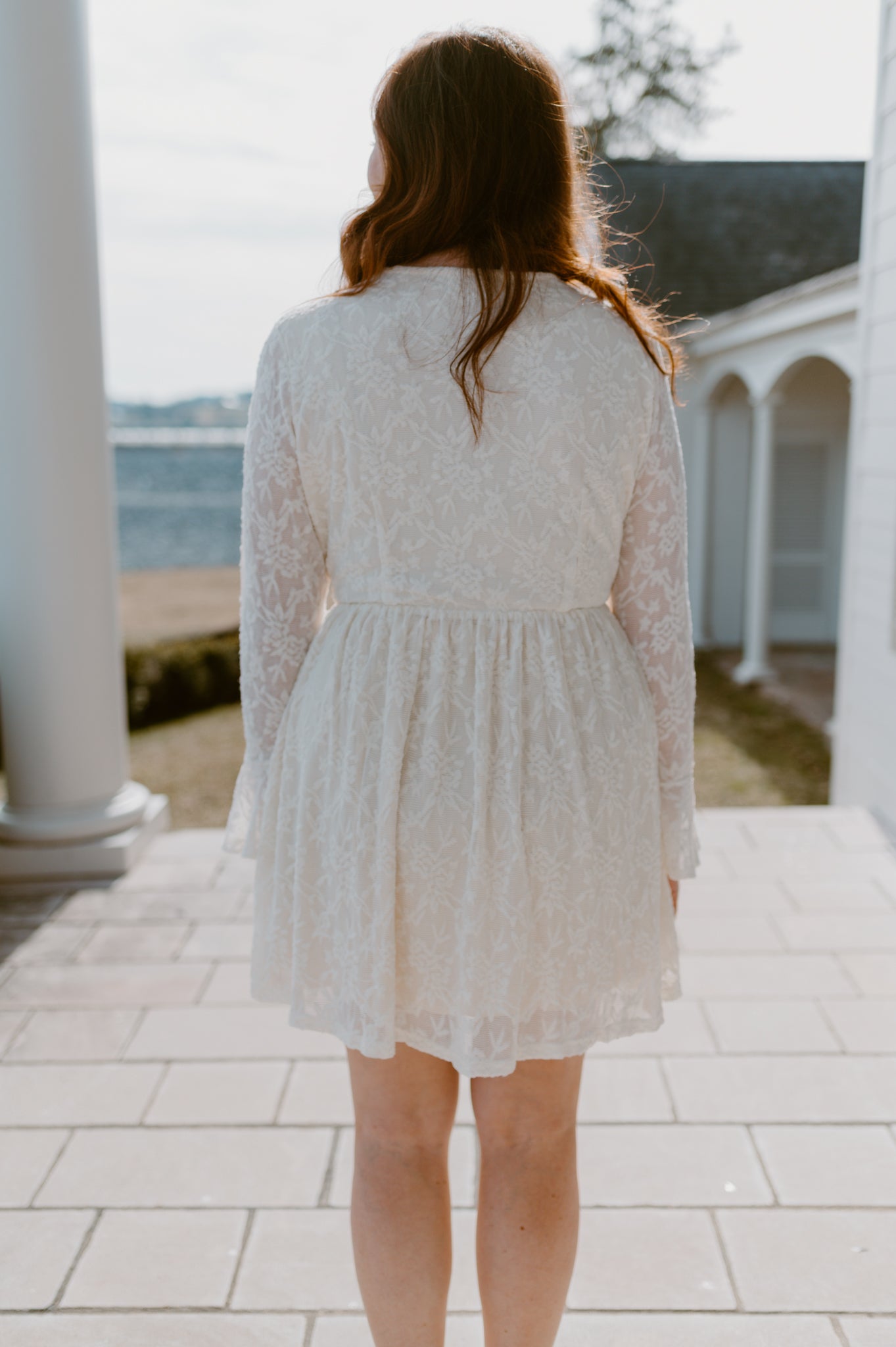 Ivory Lace Mommy & Me Dress - Women: Women's XL