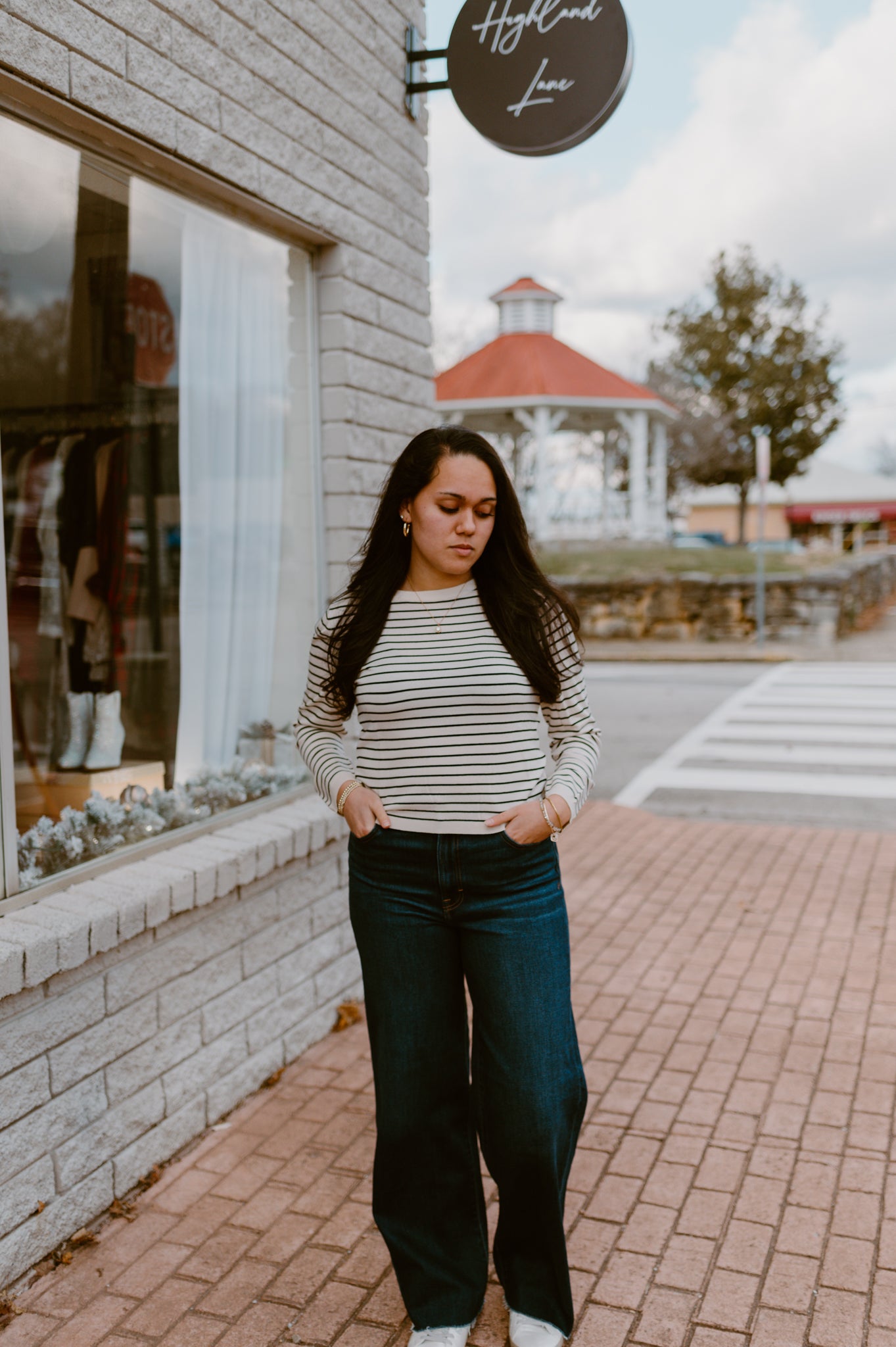 Classic Striped Crewneck Sweater