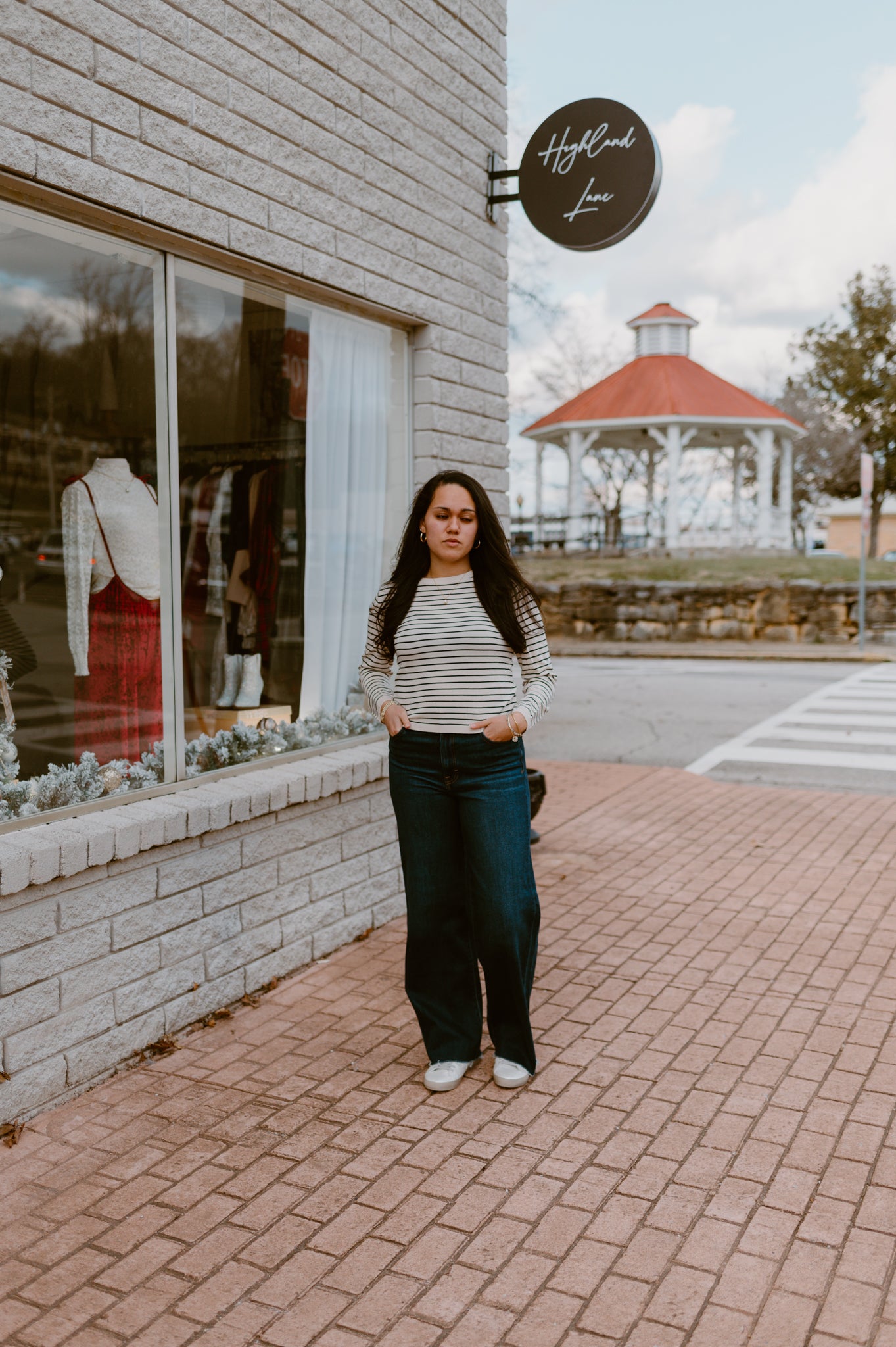 Classic Striped Crewneck Sweater