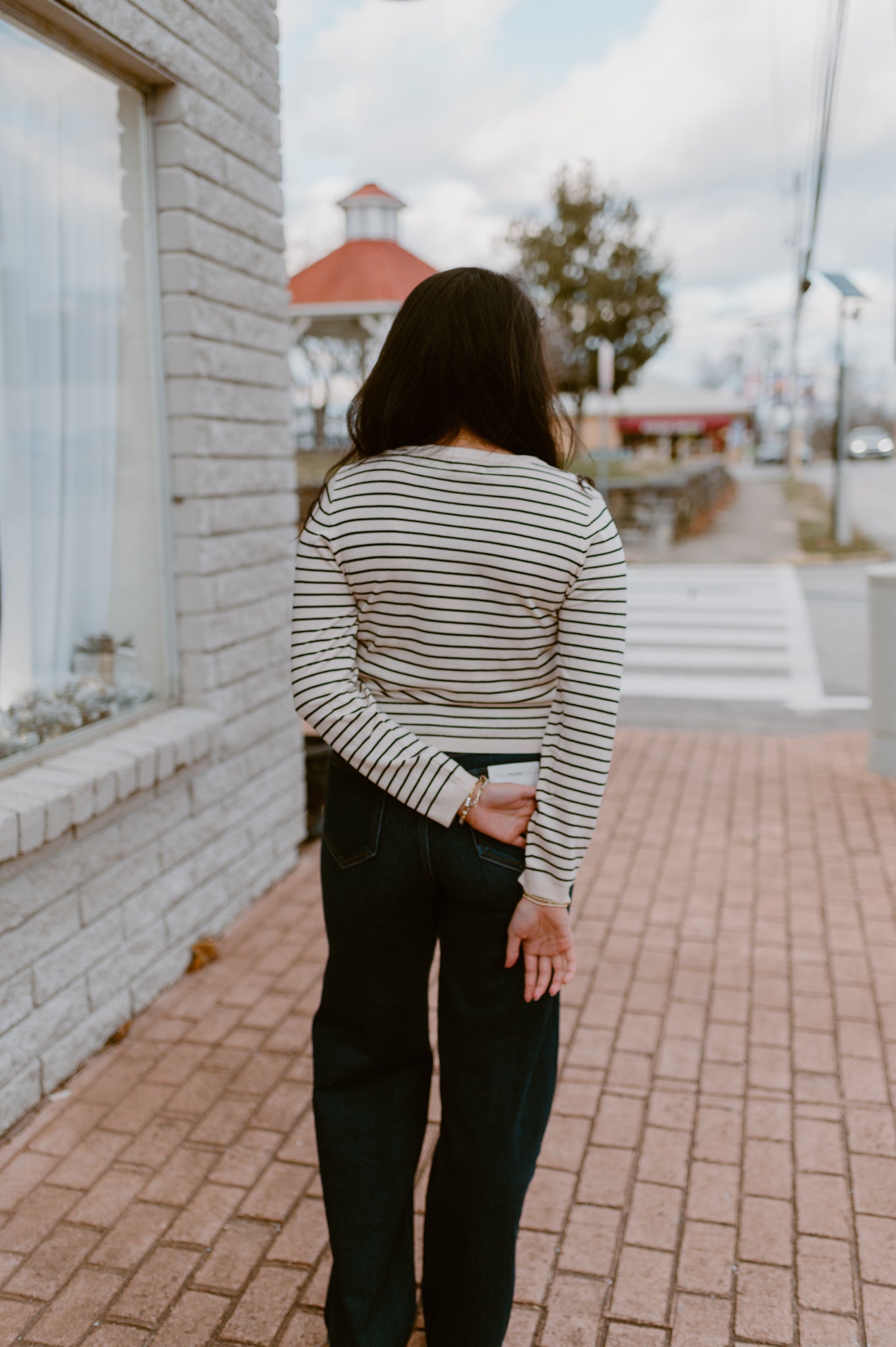 Classic Striped Crewneck Sweater