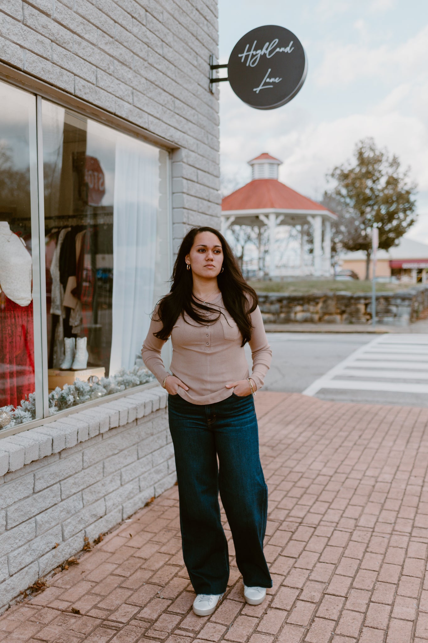 Soft Brushed Knit Casual Top | Taupe