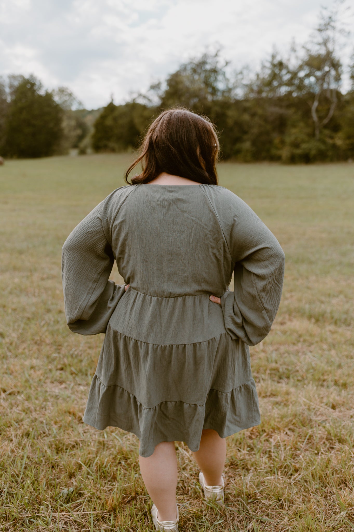 She's Sweet Olive Dress