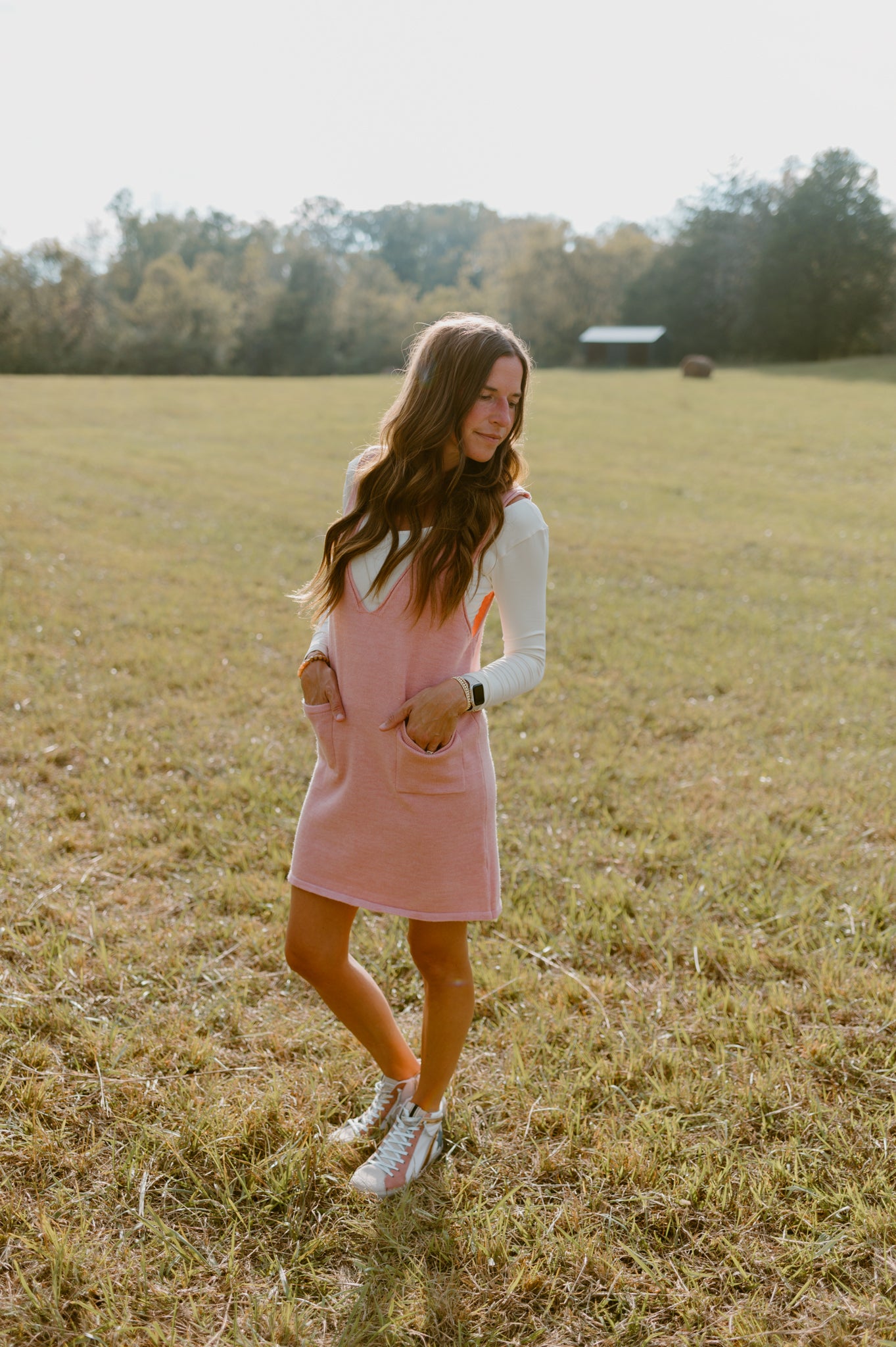 Pretty in Pink Pinafore Jumper