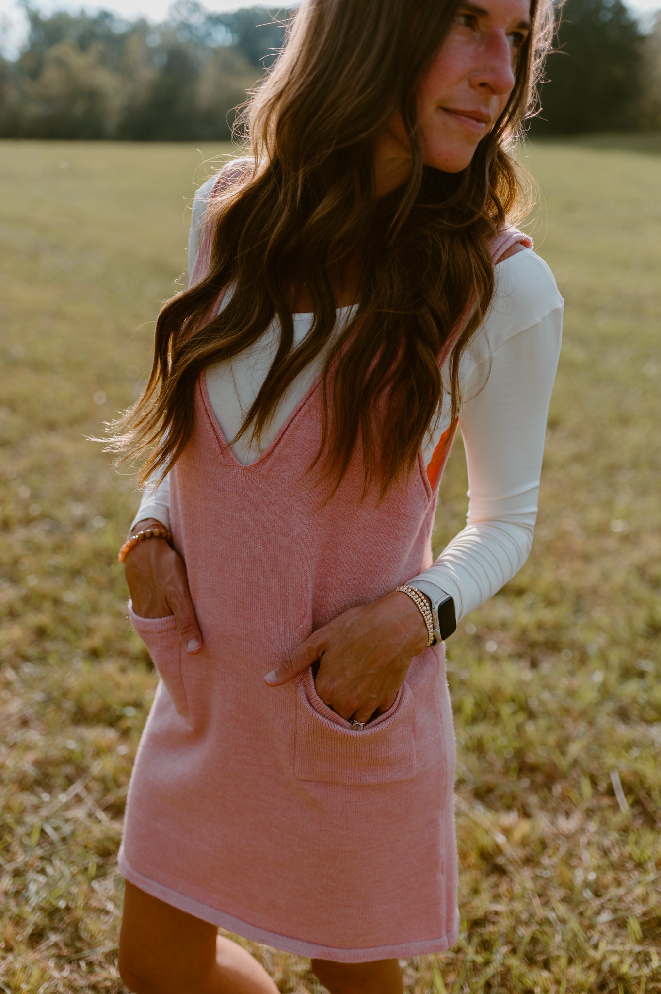 Pretty in Pink Pinafore Jumper