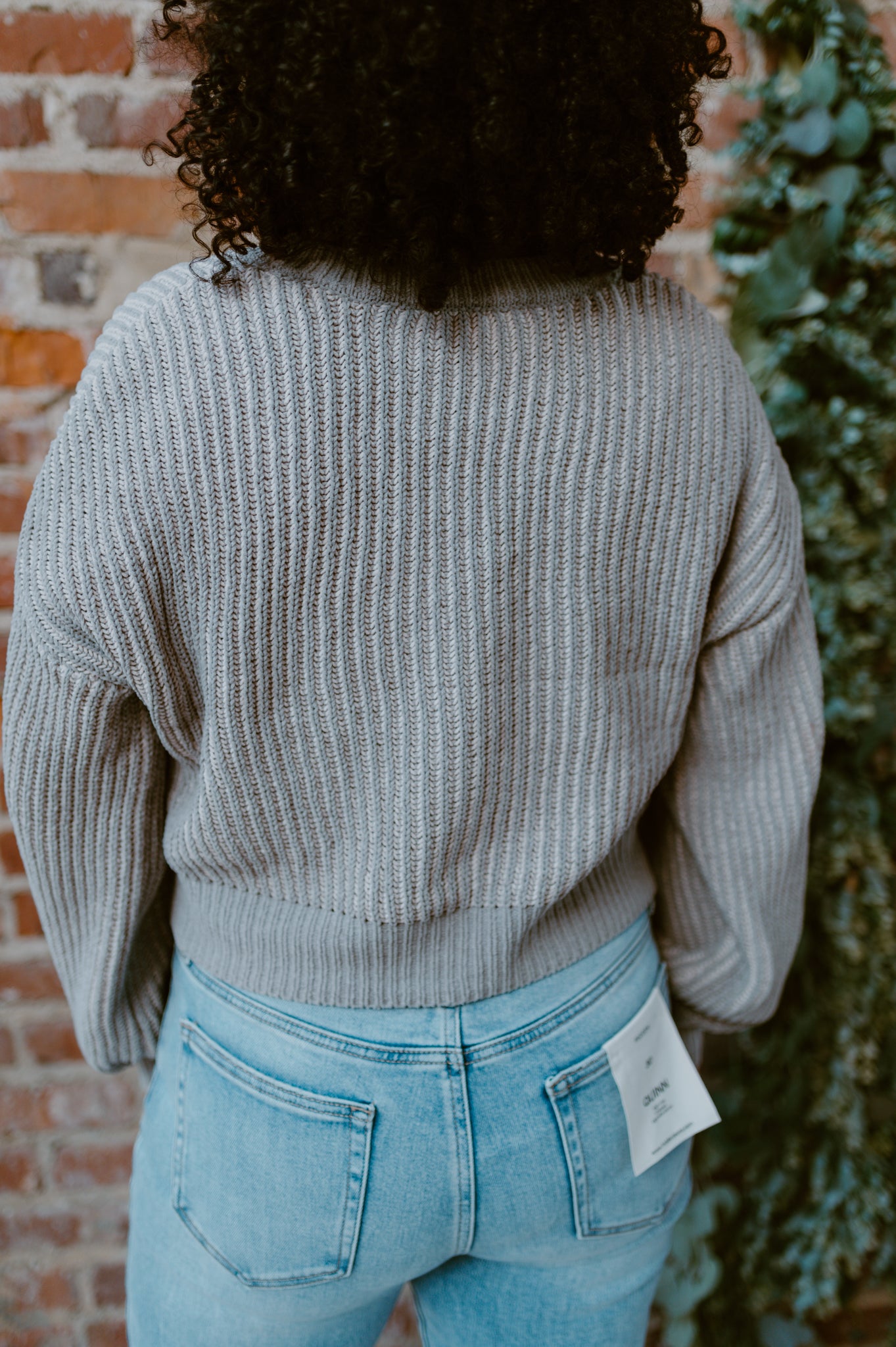 Two Tone button Down Oversized Cardigan Sweater