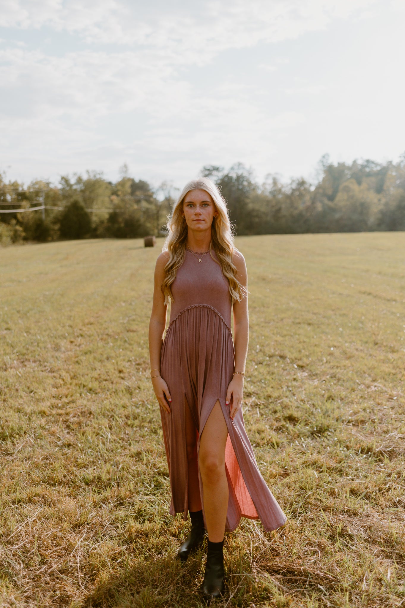 Zoe Dress | Plum