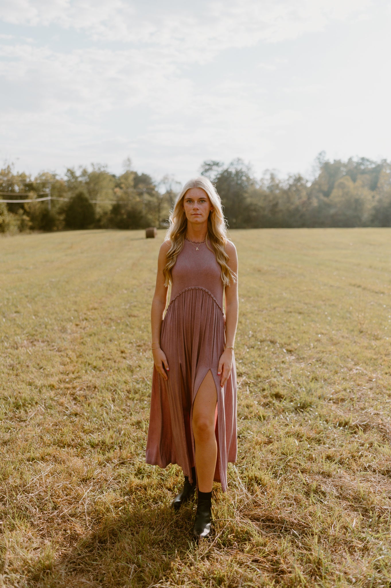 Zoe Dress | Plum