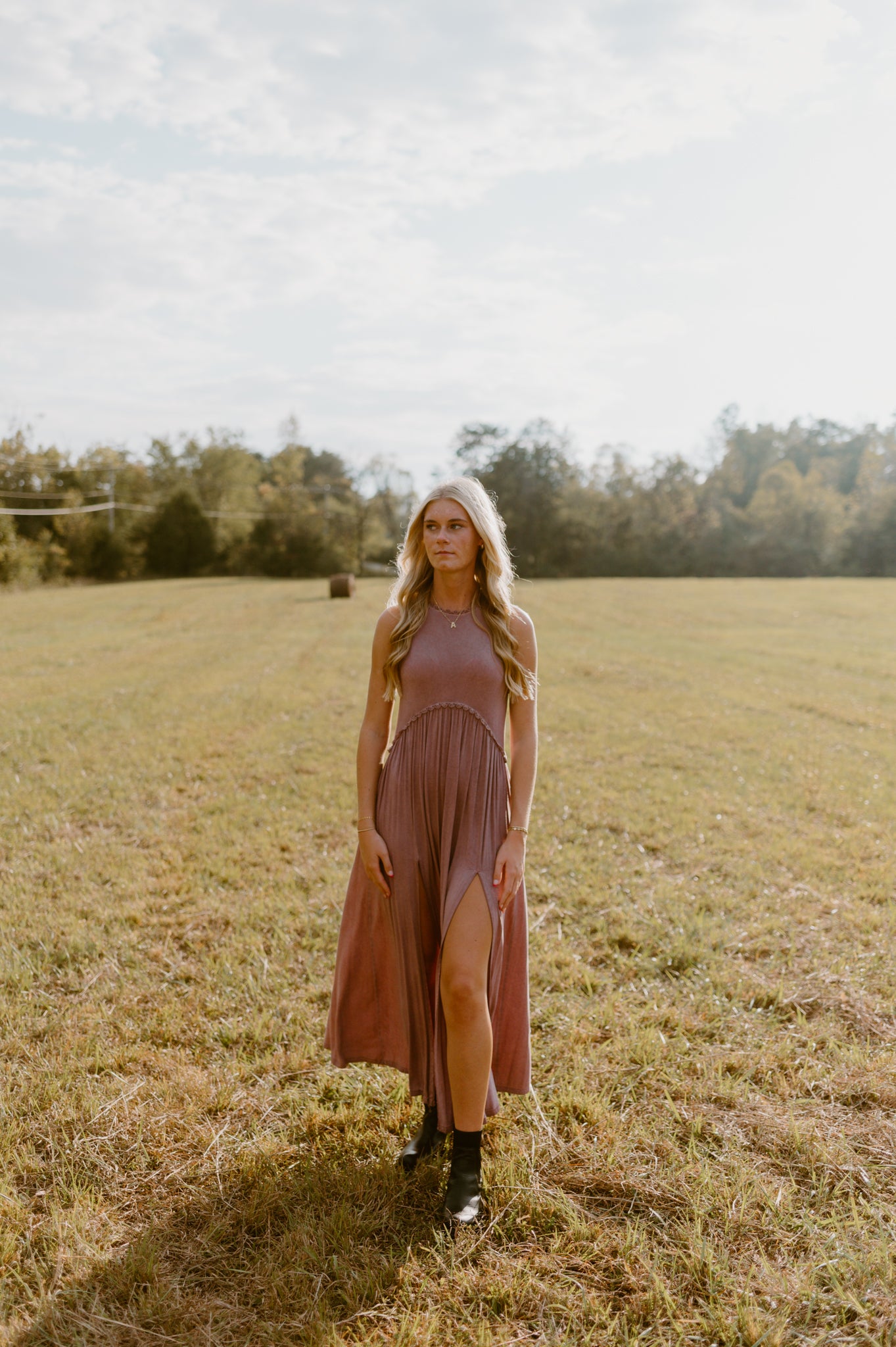 Zoe Dress | Plum