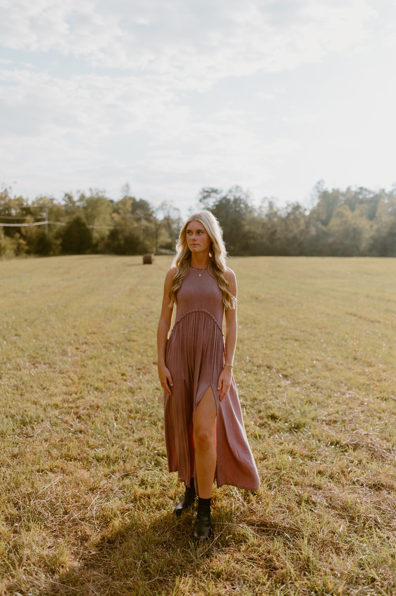 Zoe Dress | Plum