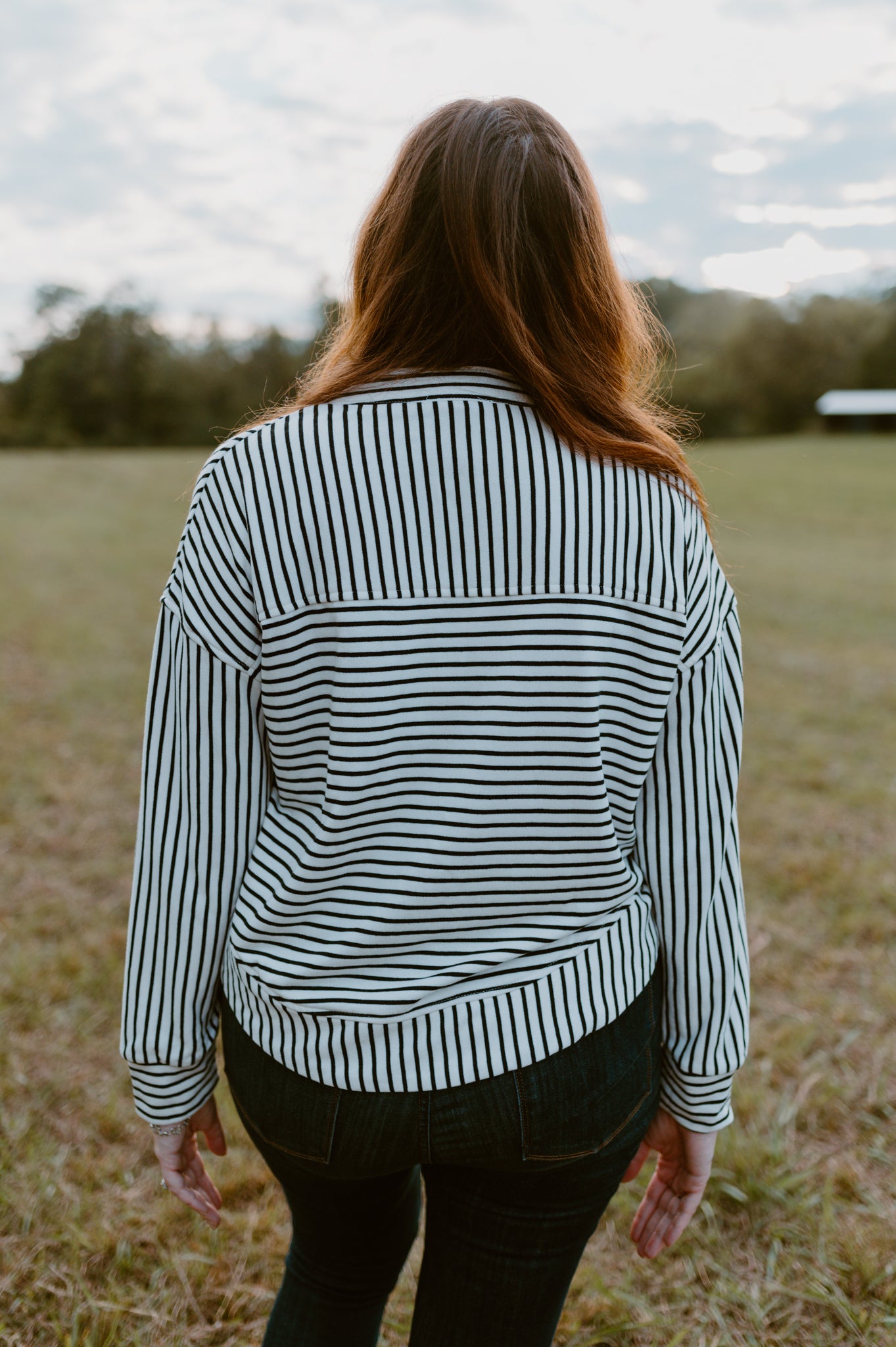 Bonfire Stripes Pullover