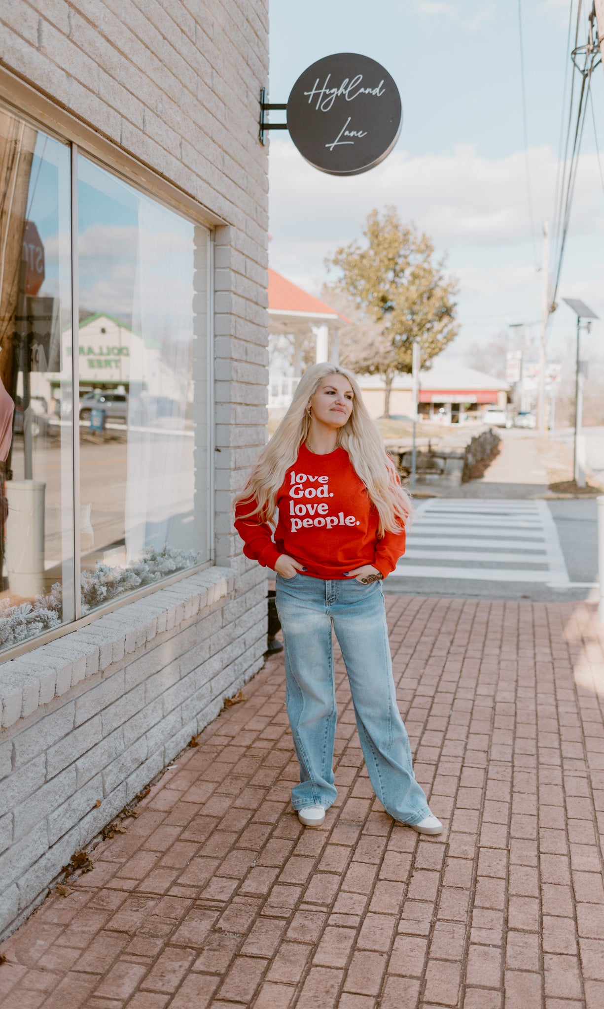 Love God. Love People Sweatshirt