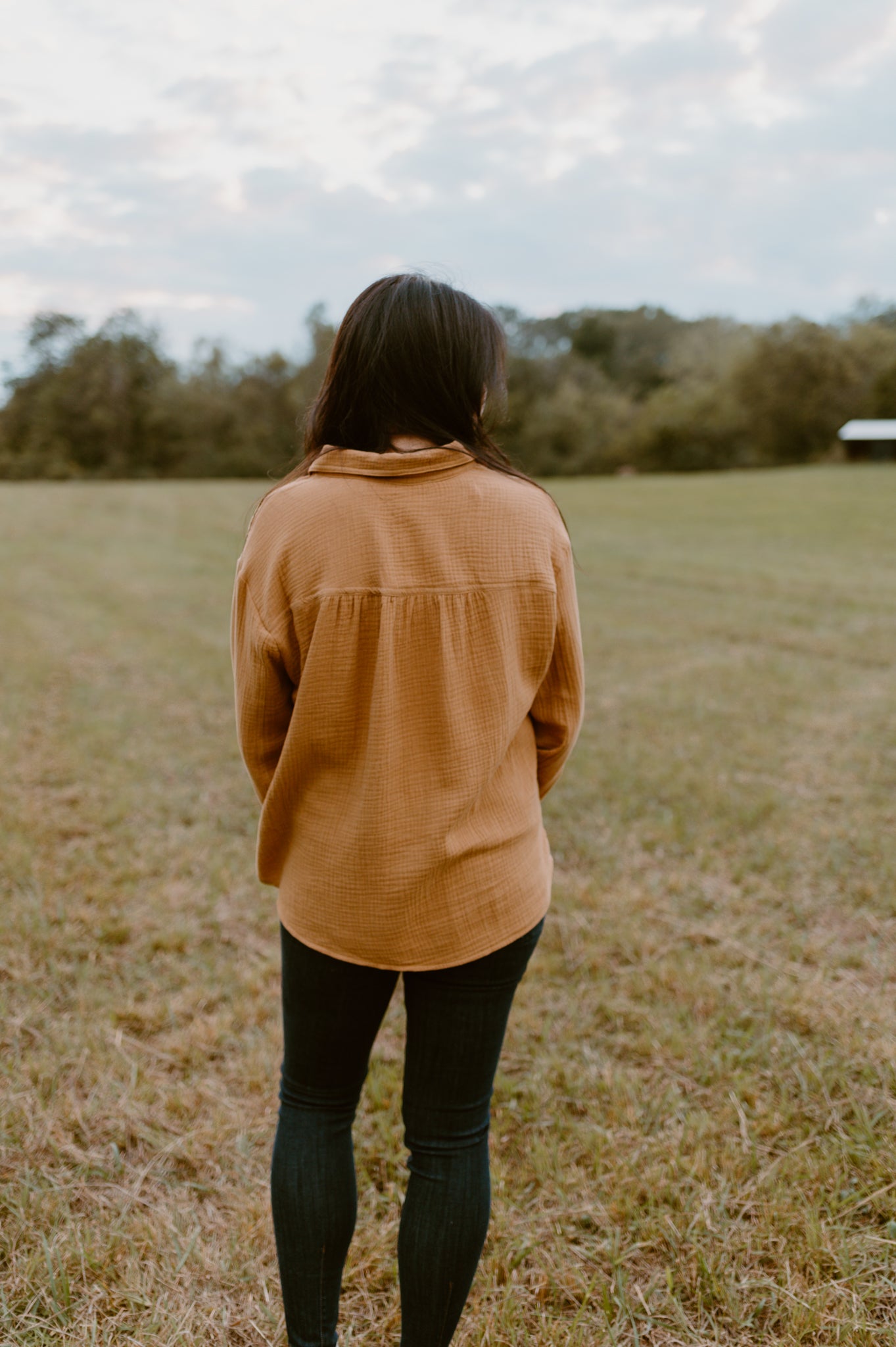 Dreaming of Fall Blouse-Camel