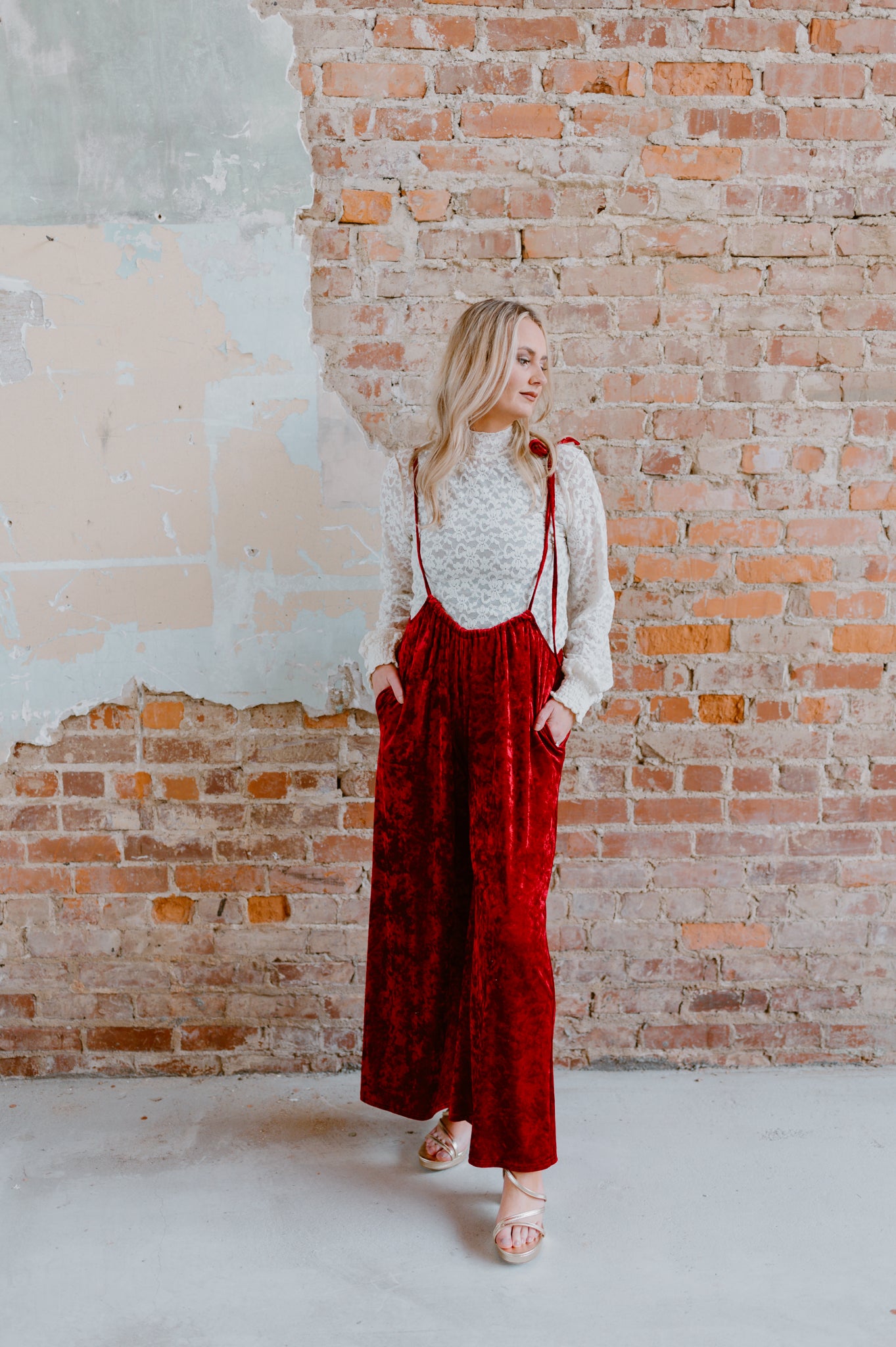 Crushed Velvet Holiday Jumper