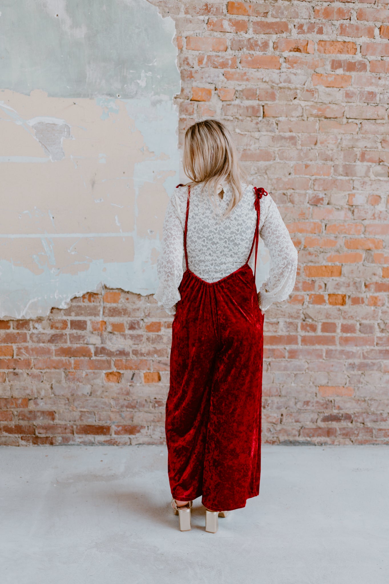 Crushed Velvet Holiday Jumper