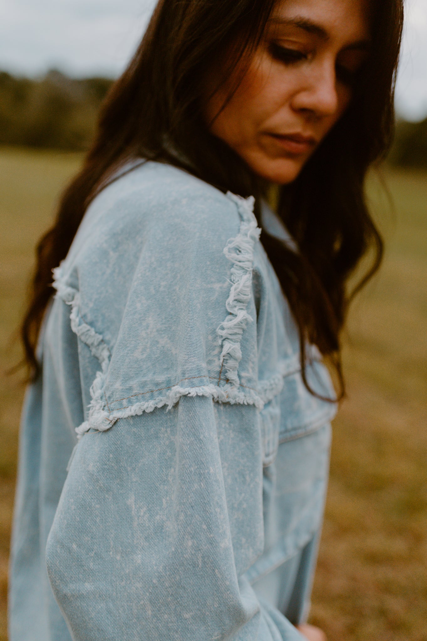 All the Things Oversized Denim Shacket