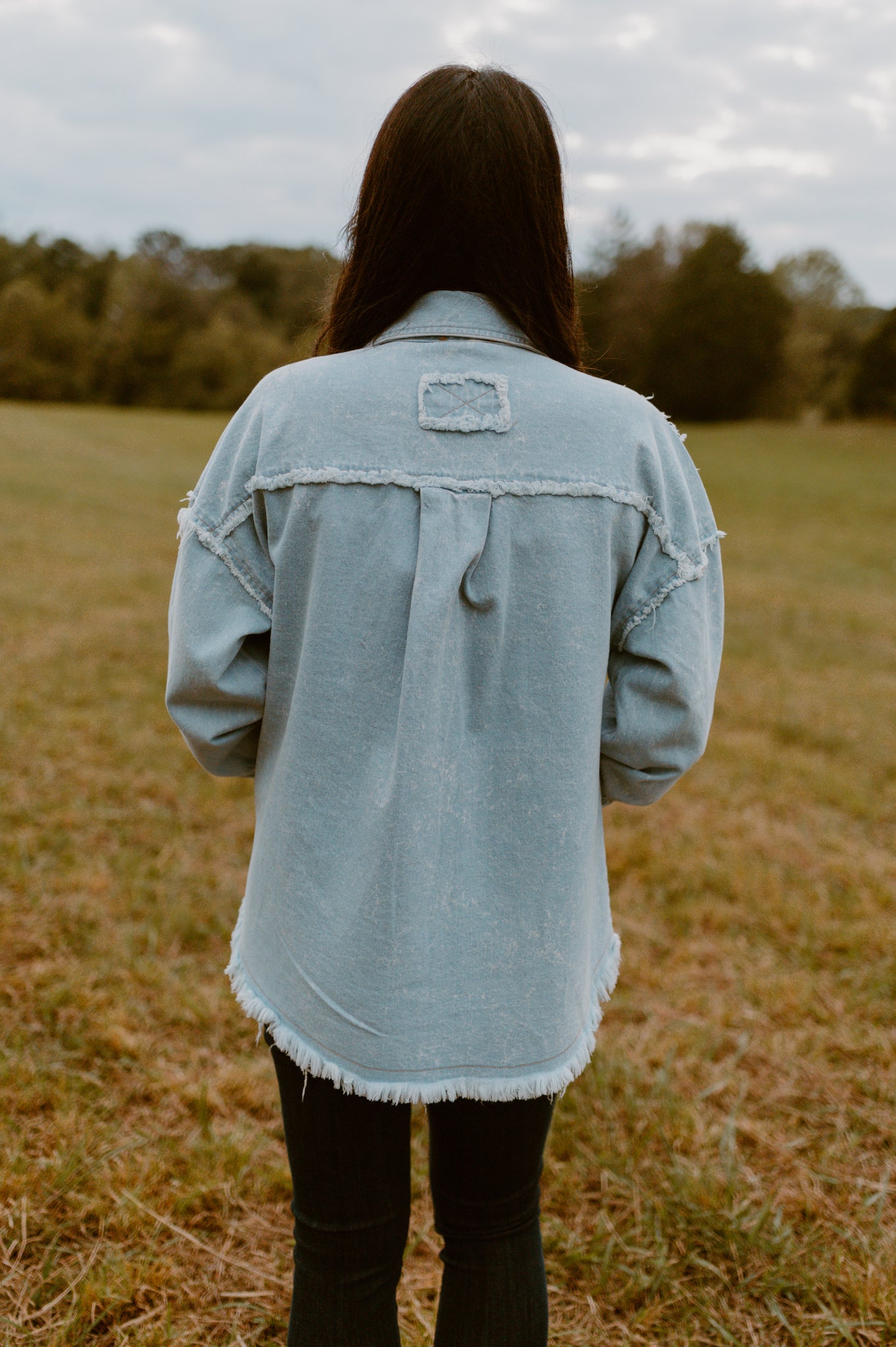 All the Things Oversized Denim Shacket