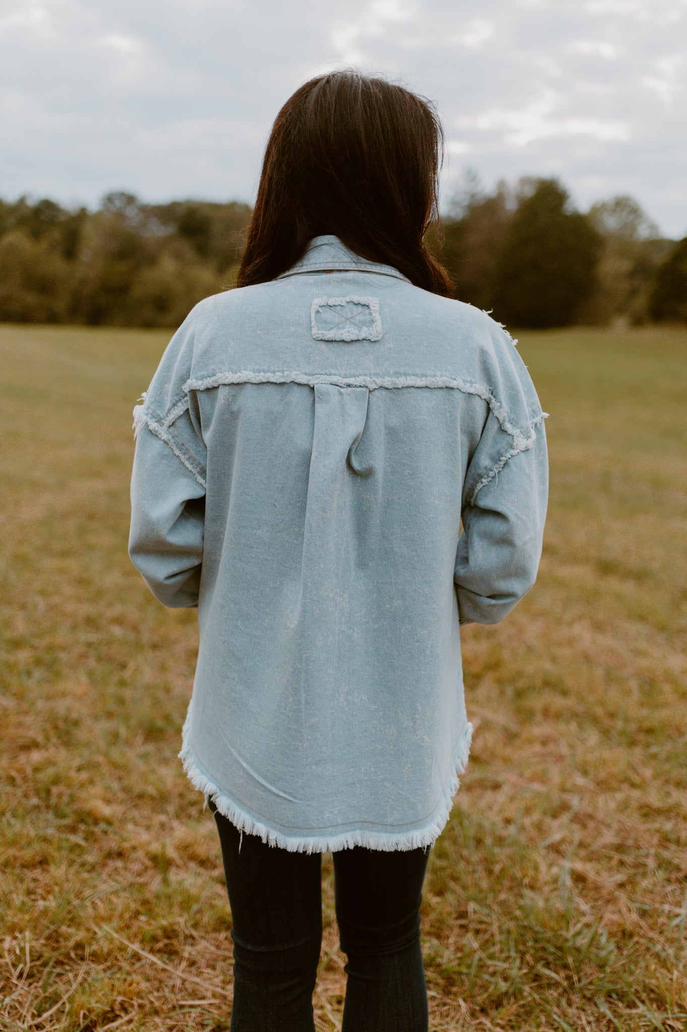 All the Things Oversized Denim Shacket