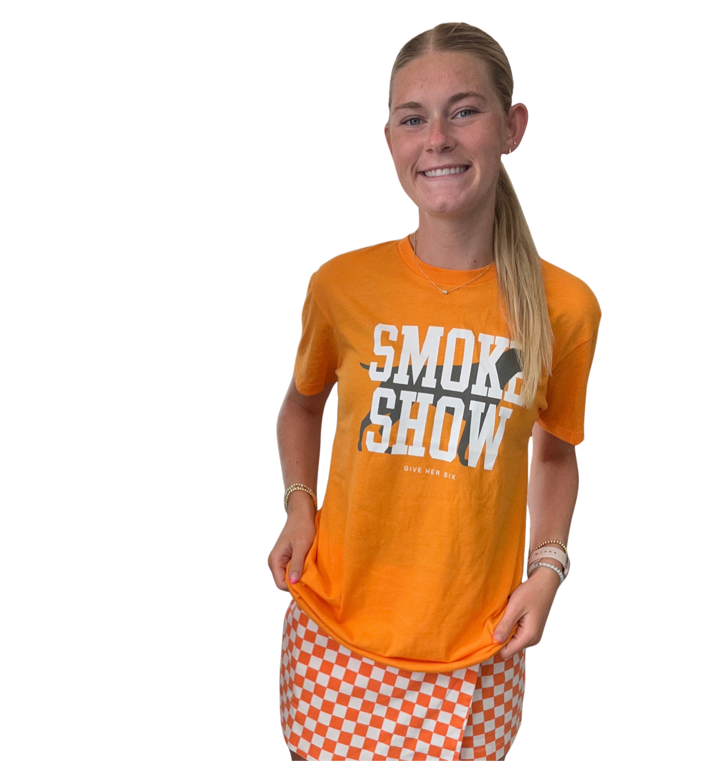Smoke Show SS Tee- Orange