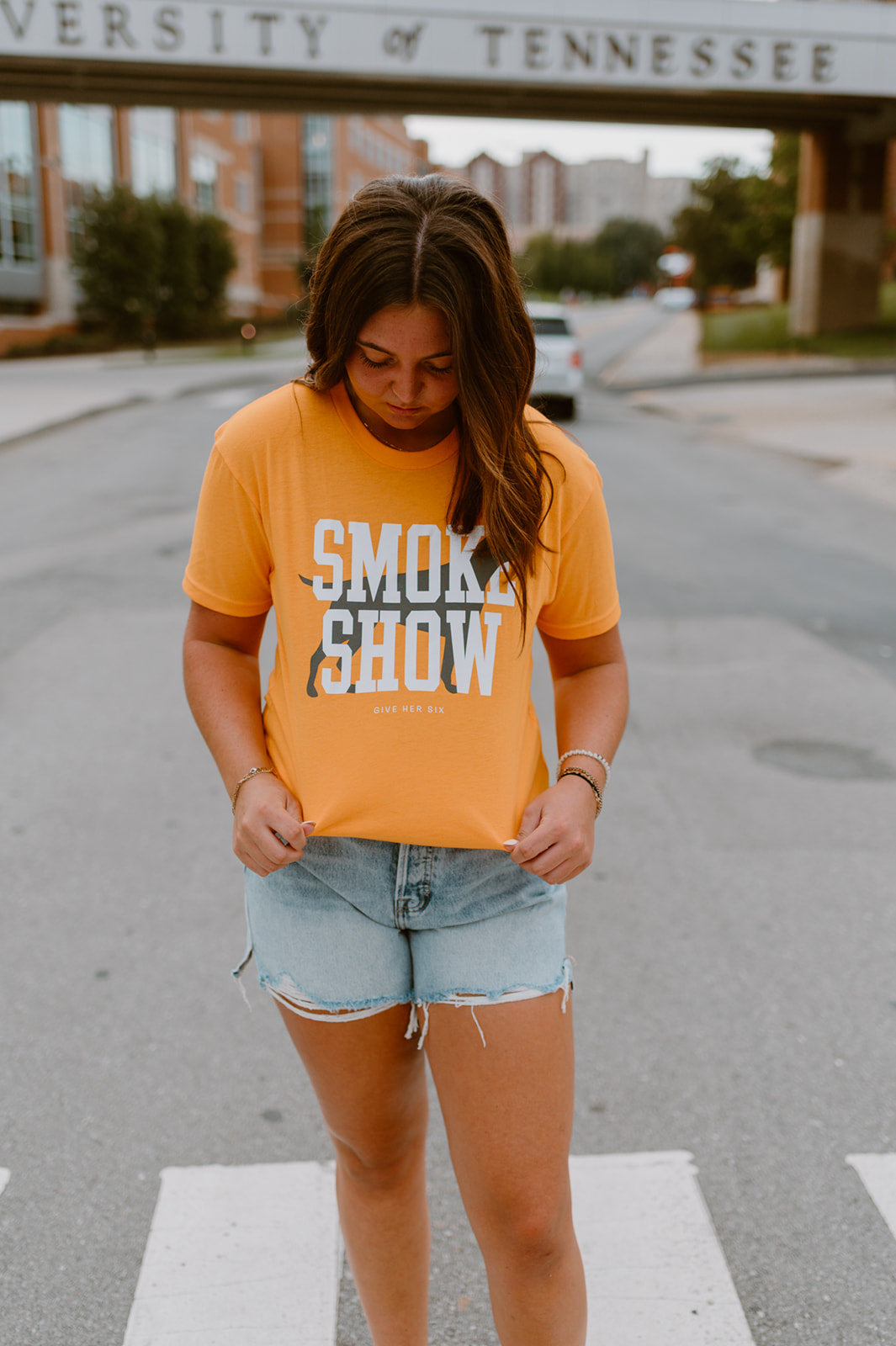 Smoke Show SS Tee | Orange