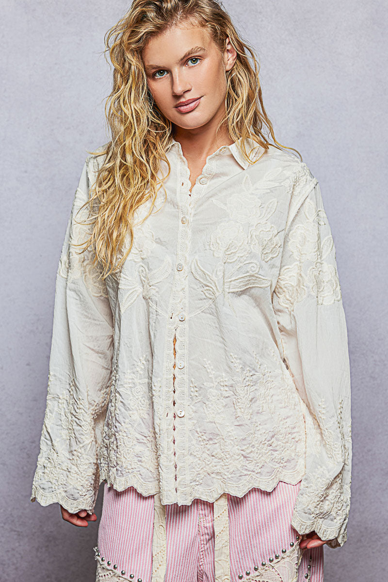 The Heirloom Bloom Button-Up