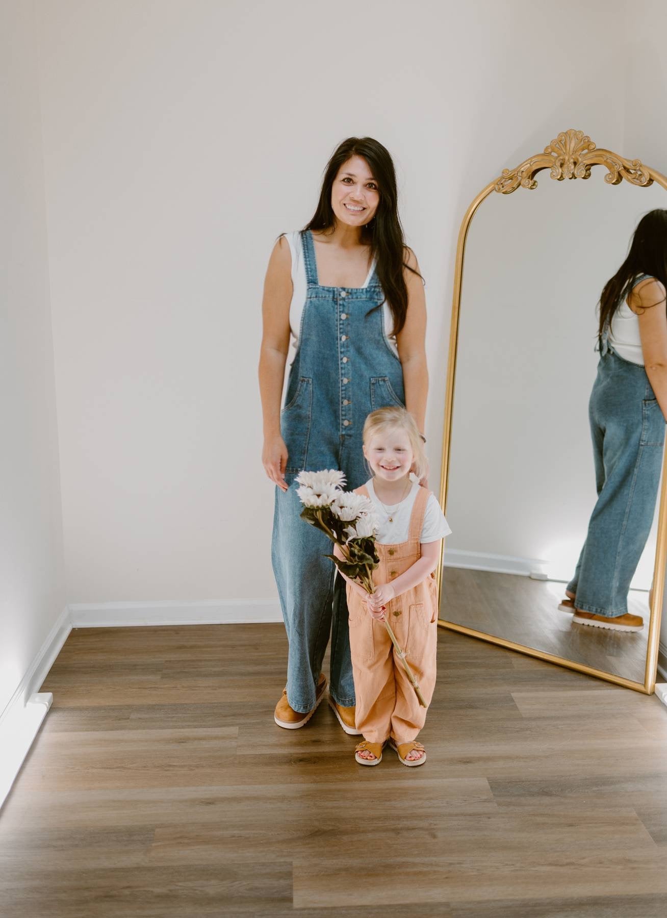 The Rosie Overalls - Kids | Washed Apricot