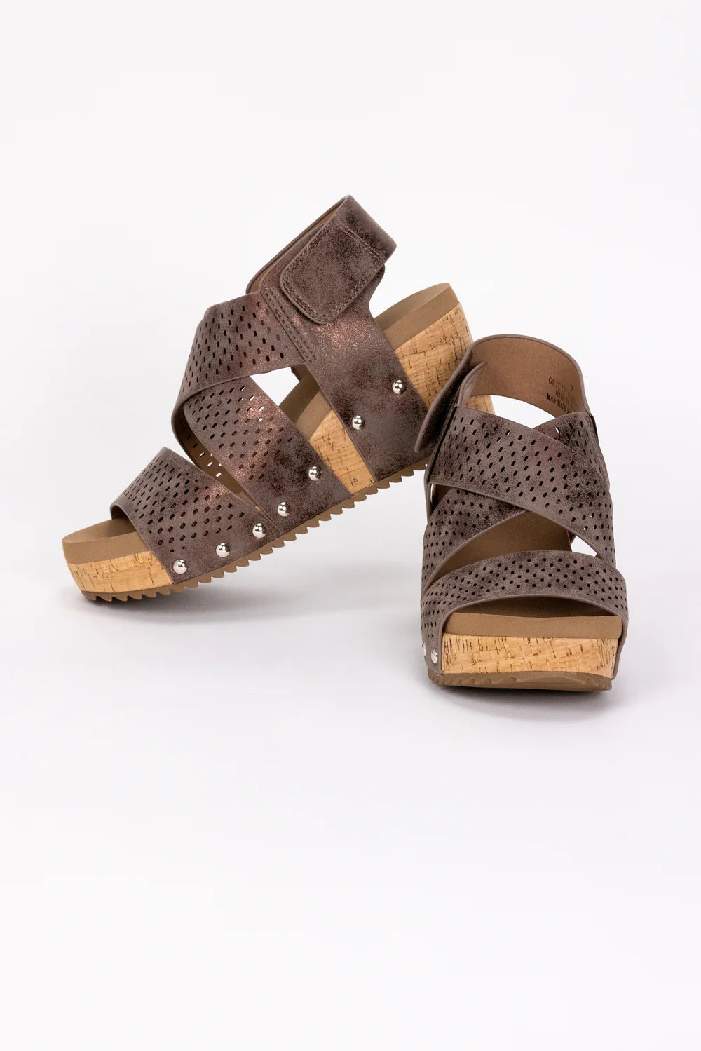 Corkys Guilty Pleasure Wedge-Bronze