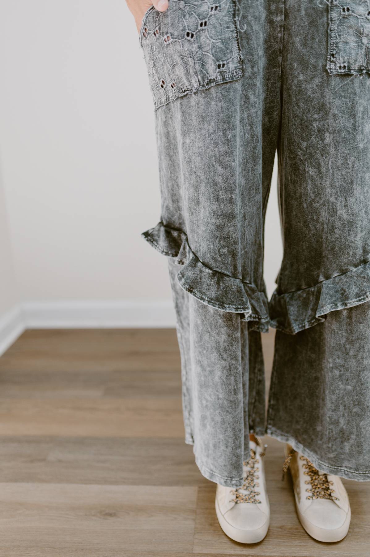 The Eloise Ruffle Jumpsuit | Black