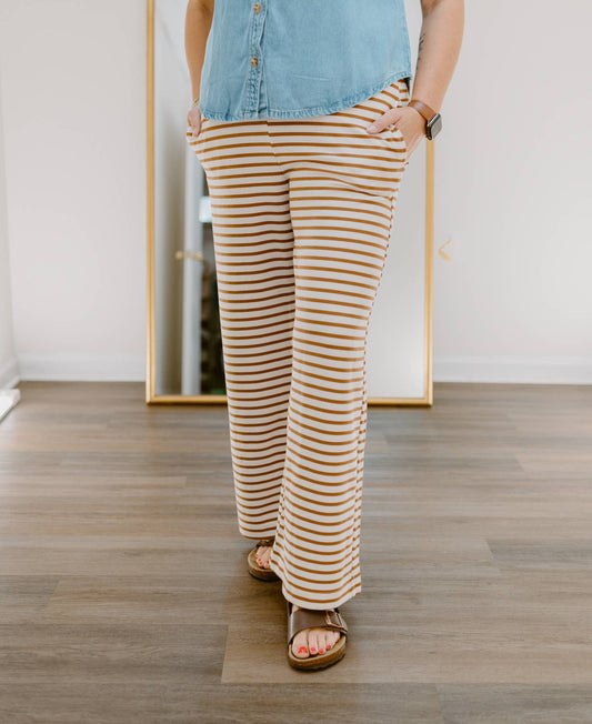 Briley Striped Wide Leg Pants